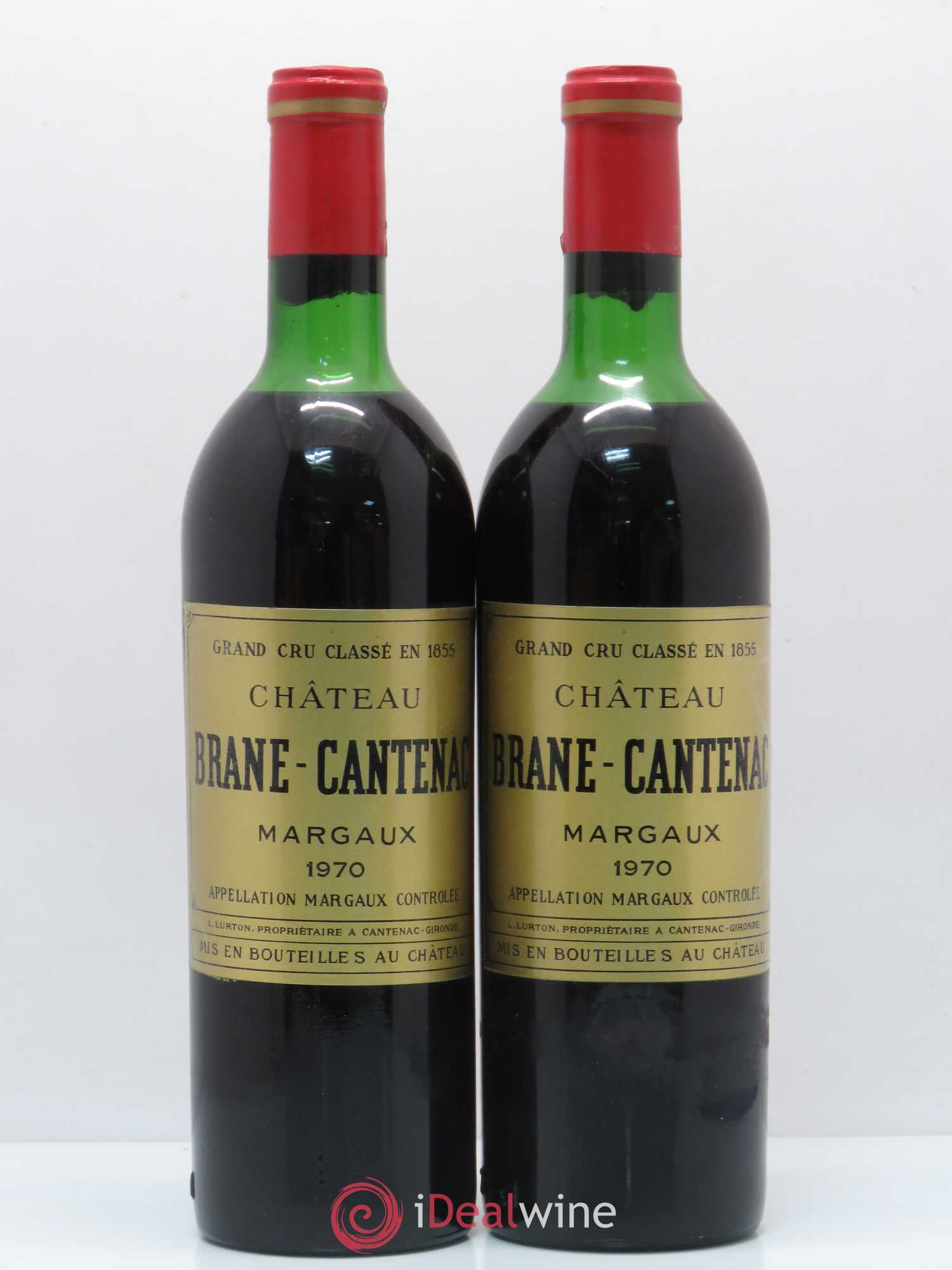Château Brane Cantenac 2ème Grand Cru Classé 1970 - Lot de 11 bouteilles - 4