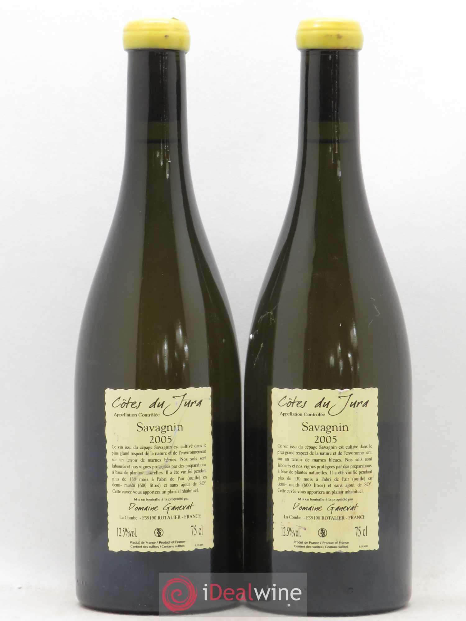 Côtes du Jura Les Vignes de mon Père Jean-François Ganevat (Domaine) 2005 - Lot de 2 bouteilles - 1