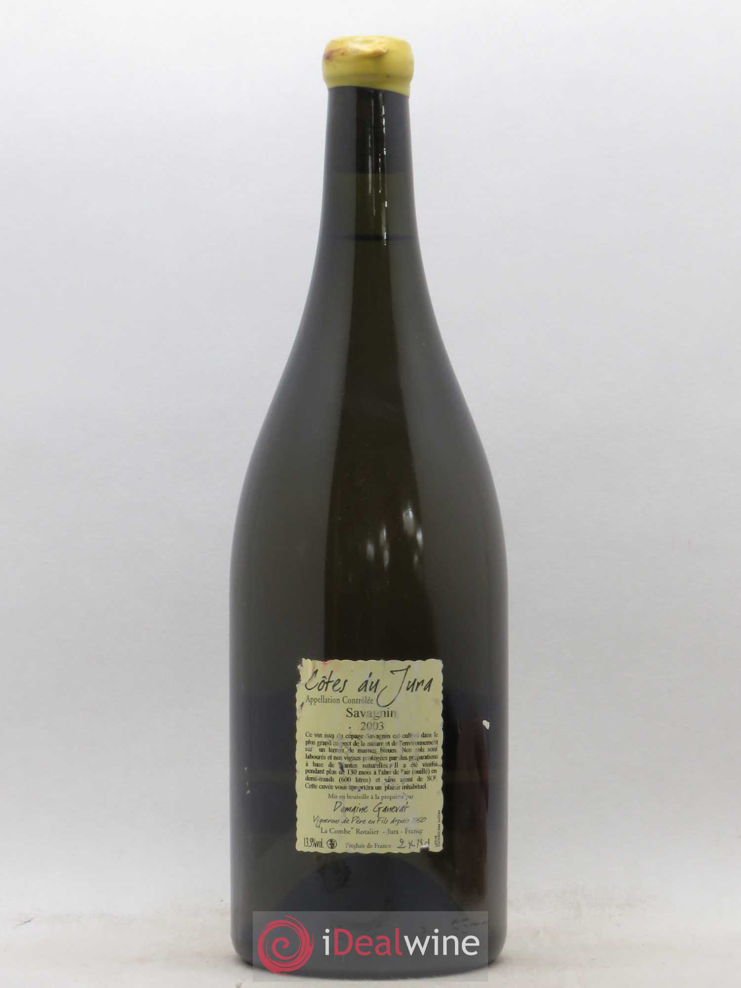 Côtes du Jura Les Vignes de mon Père Jean-François Ganevat (Domaine) 2003 - Lot de 1 magnum - 1