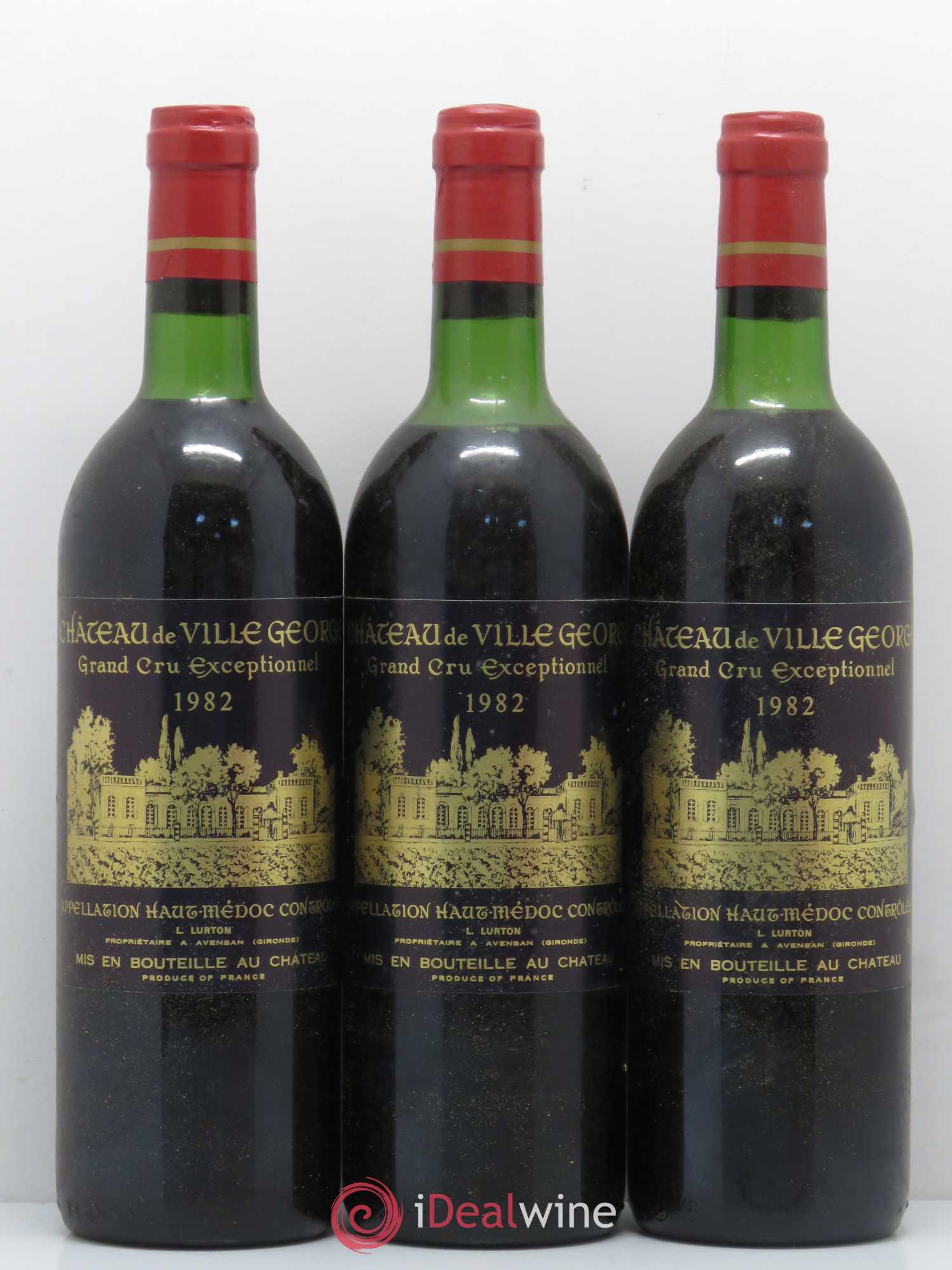 Château Villegeorge Cru Bourgeois 1982 - Lot de 6 bouteilles - 1