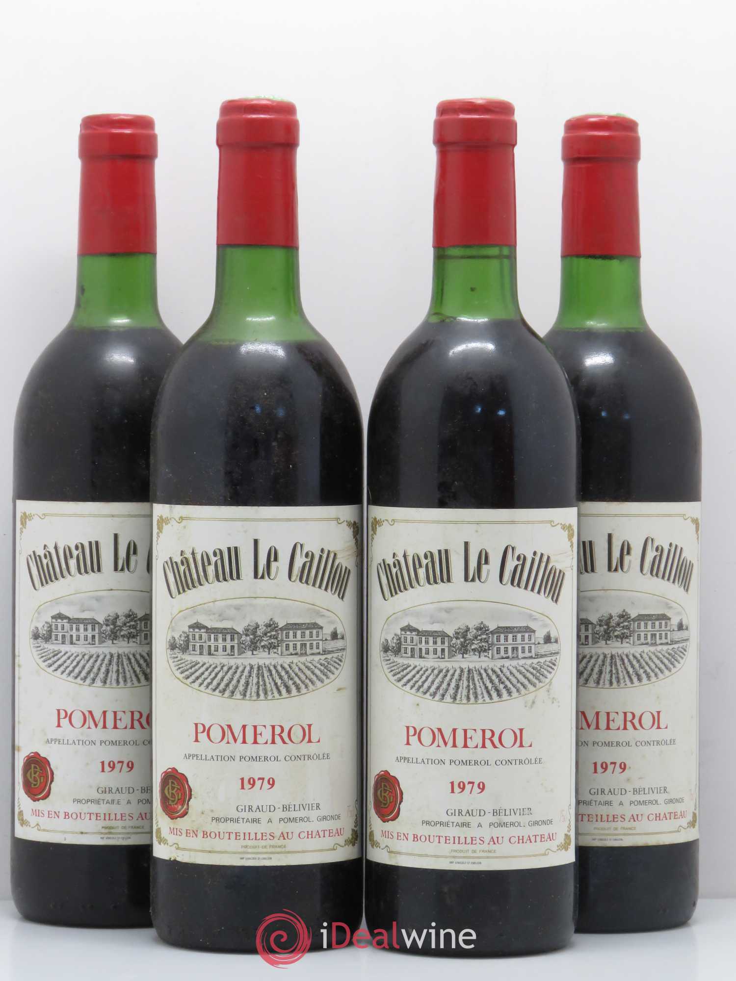Château le Caillou 1979 - Lot de 4 bouteilles - 0