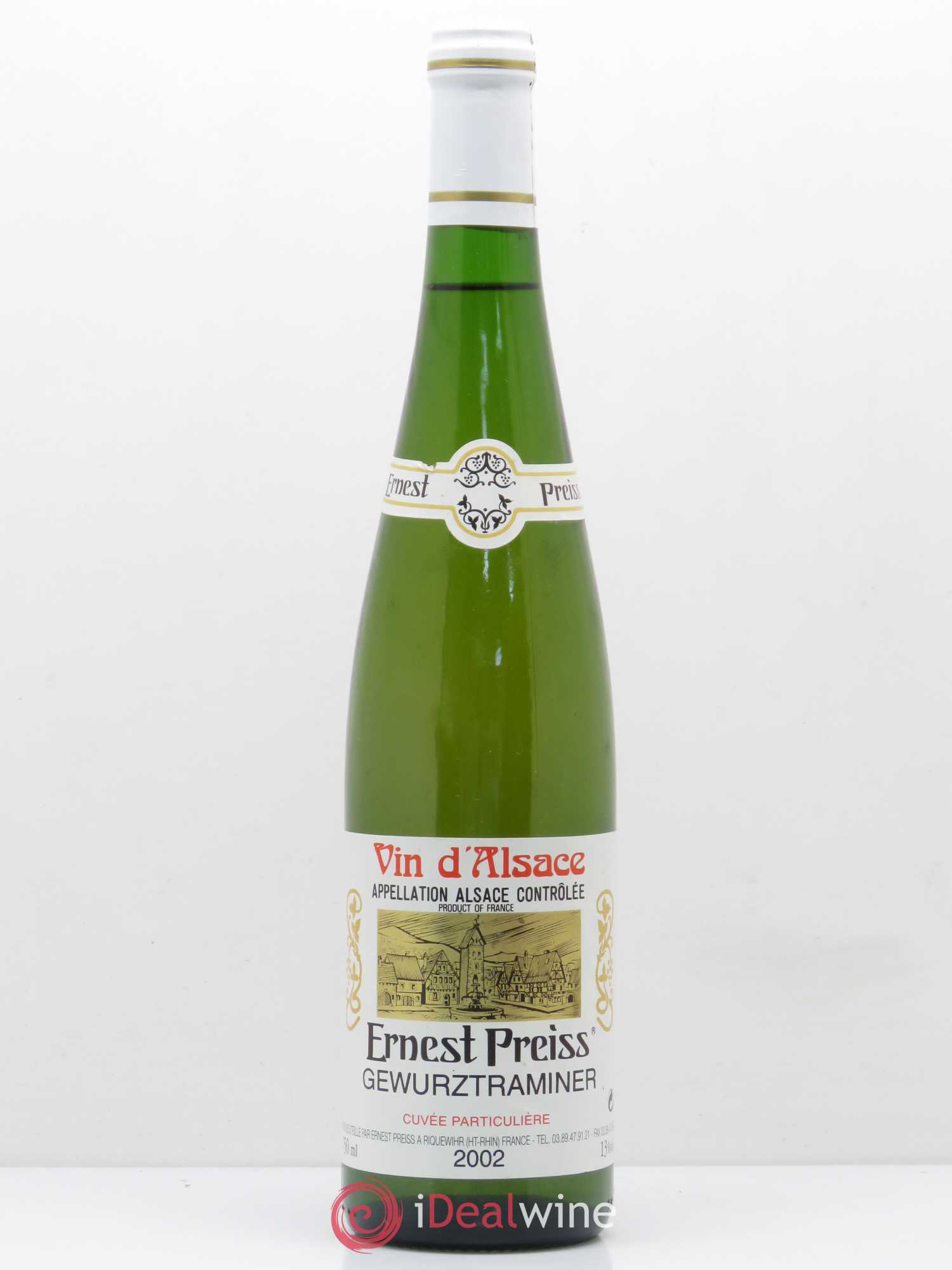 Gewurztraminer Cuvée Particulière Ernest Preiss Riquewihr (sans prix de réserve) 2002 - Posten von 1 Flasche - 0