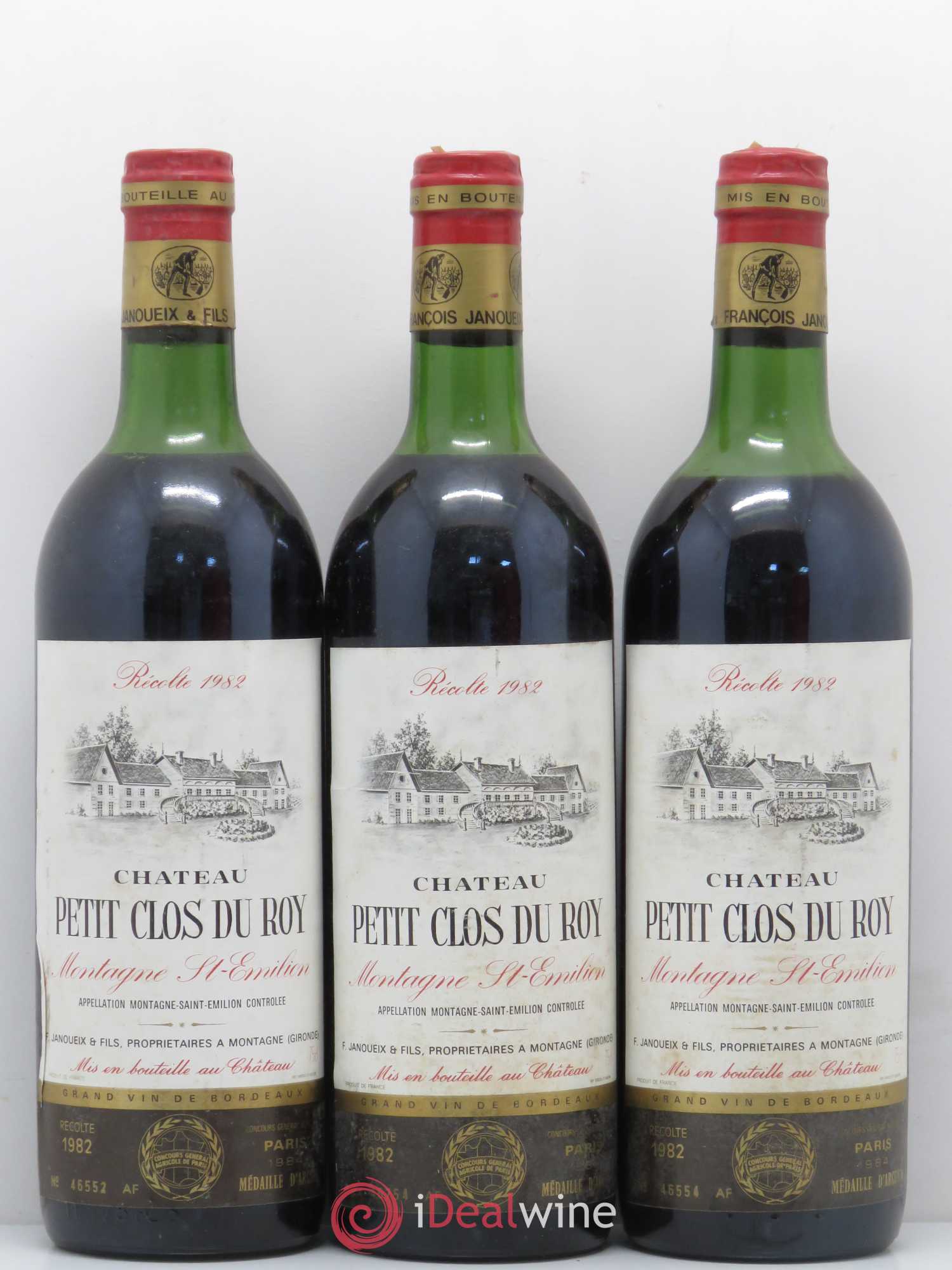 Bordeaux Montagne-Saint-Emilion Château Petit Clos du Roy 1982 - Lot of 6 bottles - 2