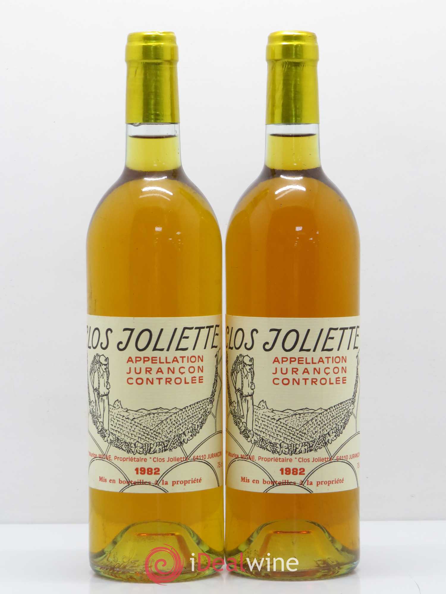 Jurançon Clos Joliette 1982 - Lotto di 2 bottiglie - 0