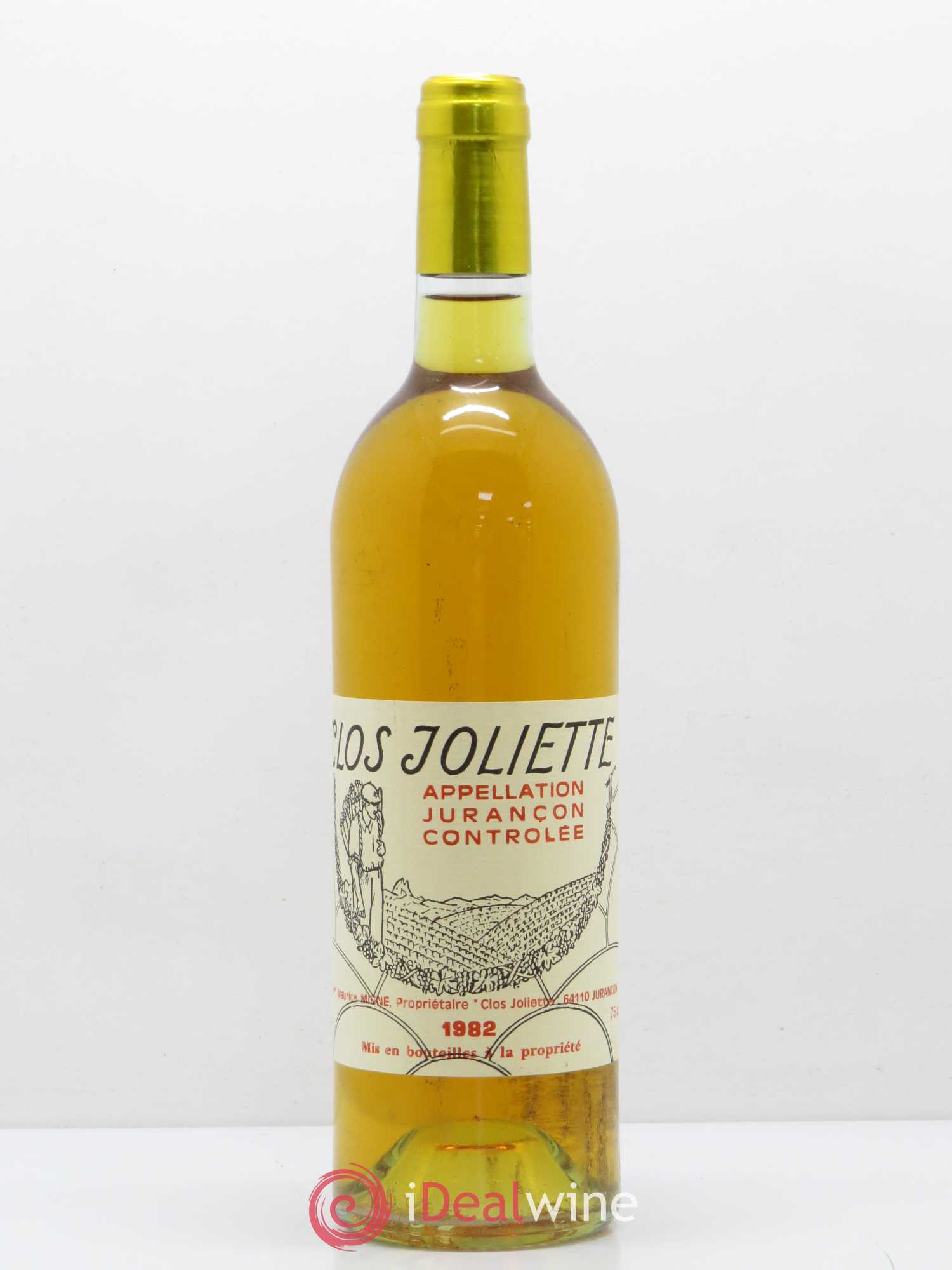 Jurançon Clos Joliette 1982 - Posten von 1 Flasche - 0