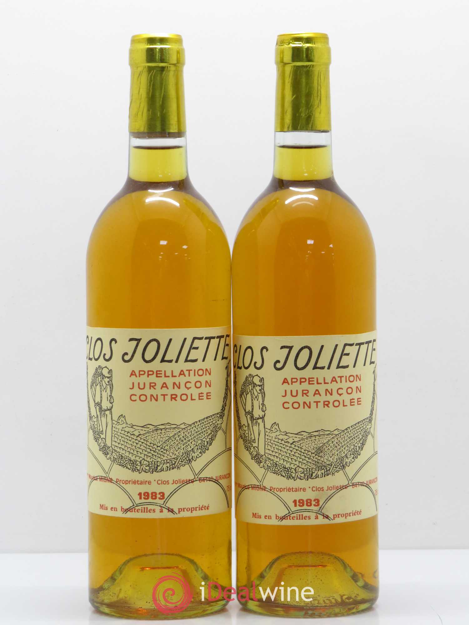 Jurançon Clos Joliette 1983 - Lotto di 2 bottiglie - 0