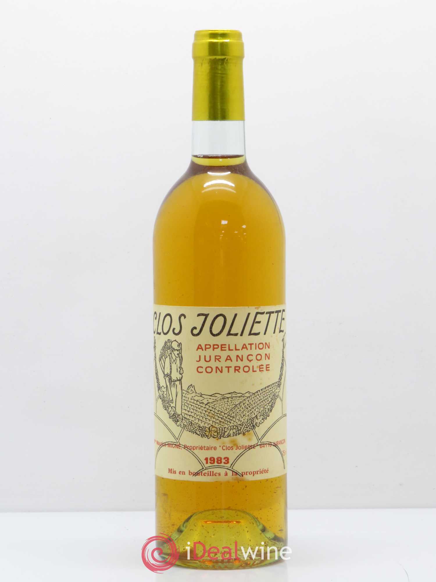 Jurançon Clos Joliette 1983 - Posten von 1 Flasche - 0