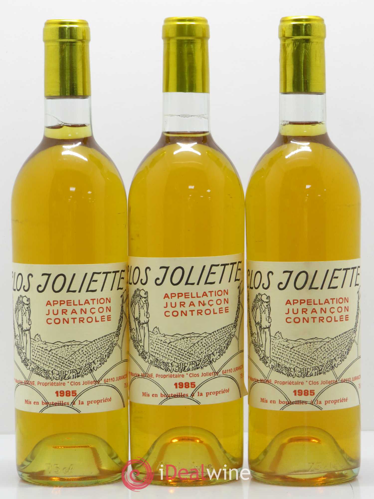 Jurançon Clos Joliette 1985 - Lotto di 6 bottiglie - 2