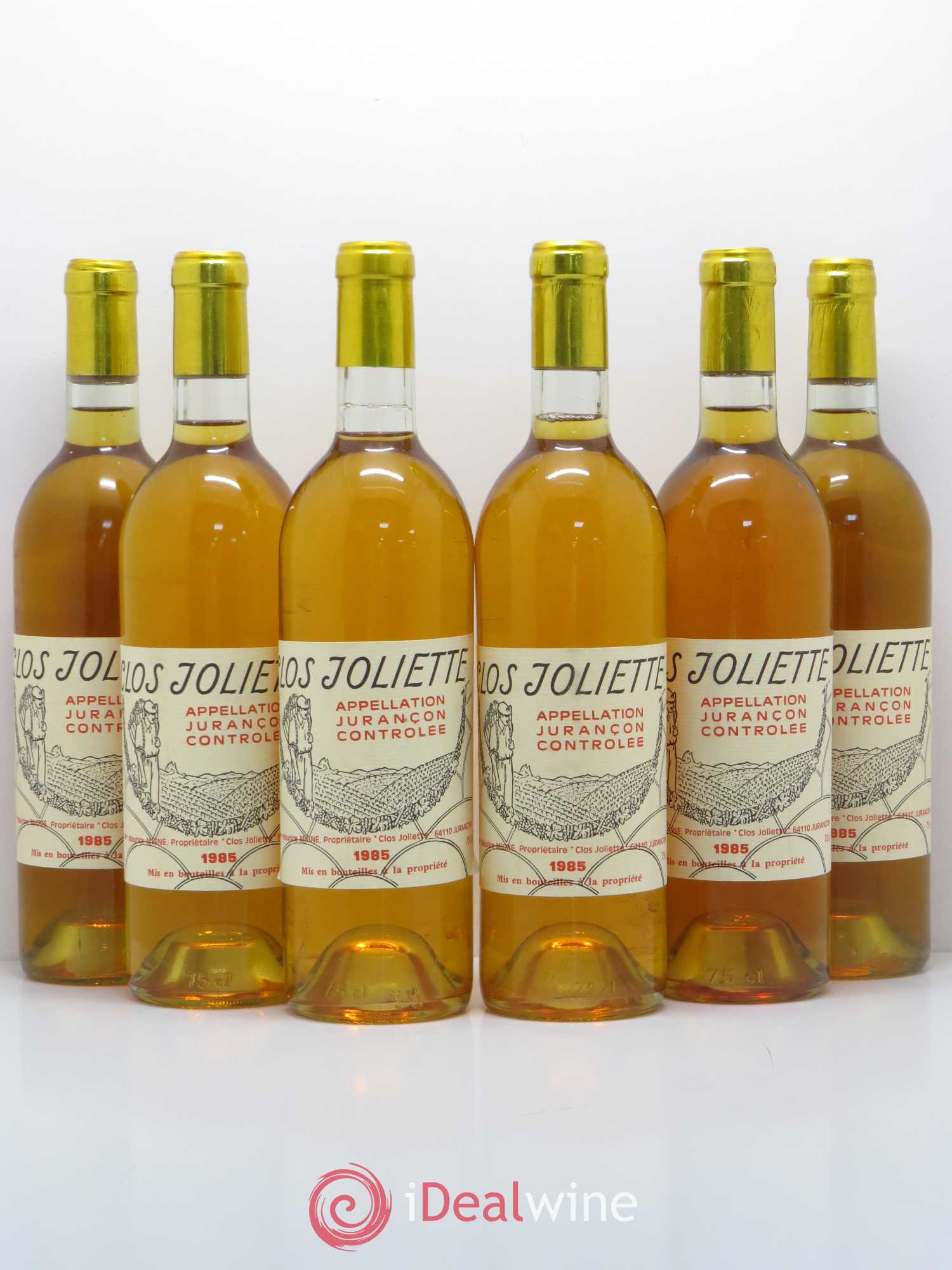 Jurançon Clos Joliette 1985 - Lotto di 6 bottiglie - 0