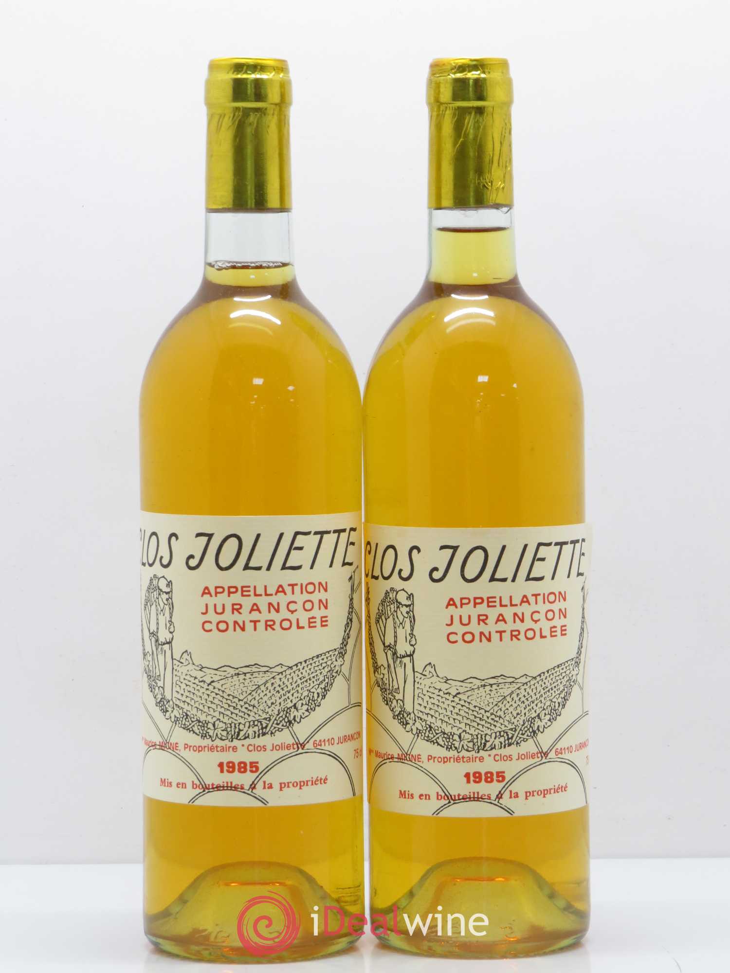 Jurançon Clos Joliette 1985 - Lotto di 2 bottiglie - 0