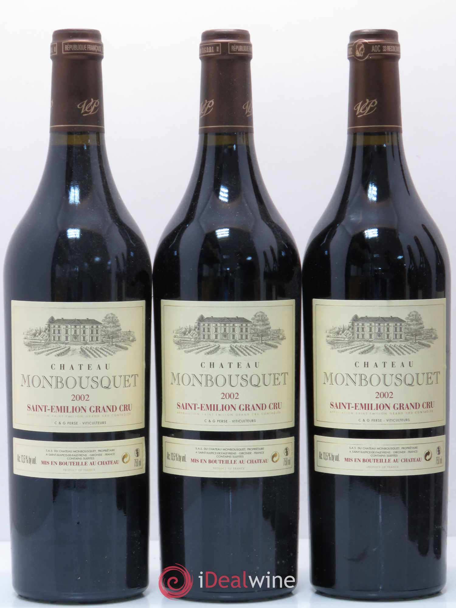 Château Monbousquet Grand Cru Classé 2002 - Lot de 6 bouteilles - 1