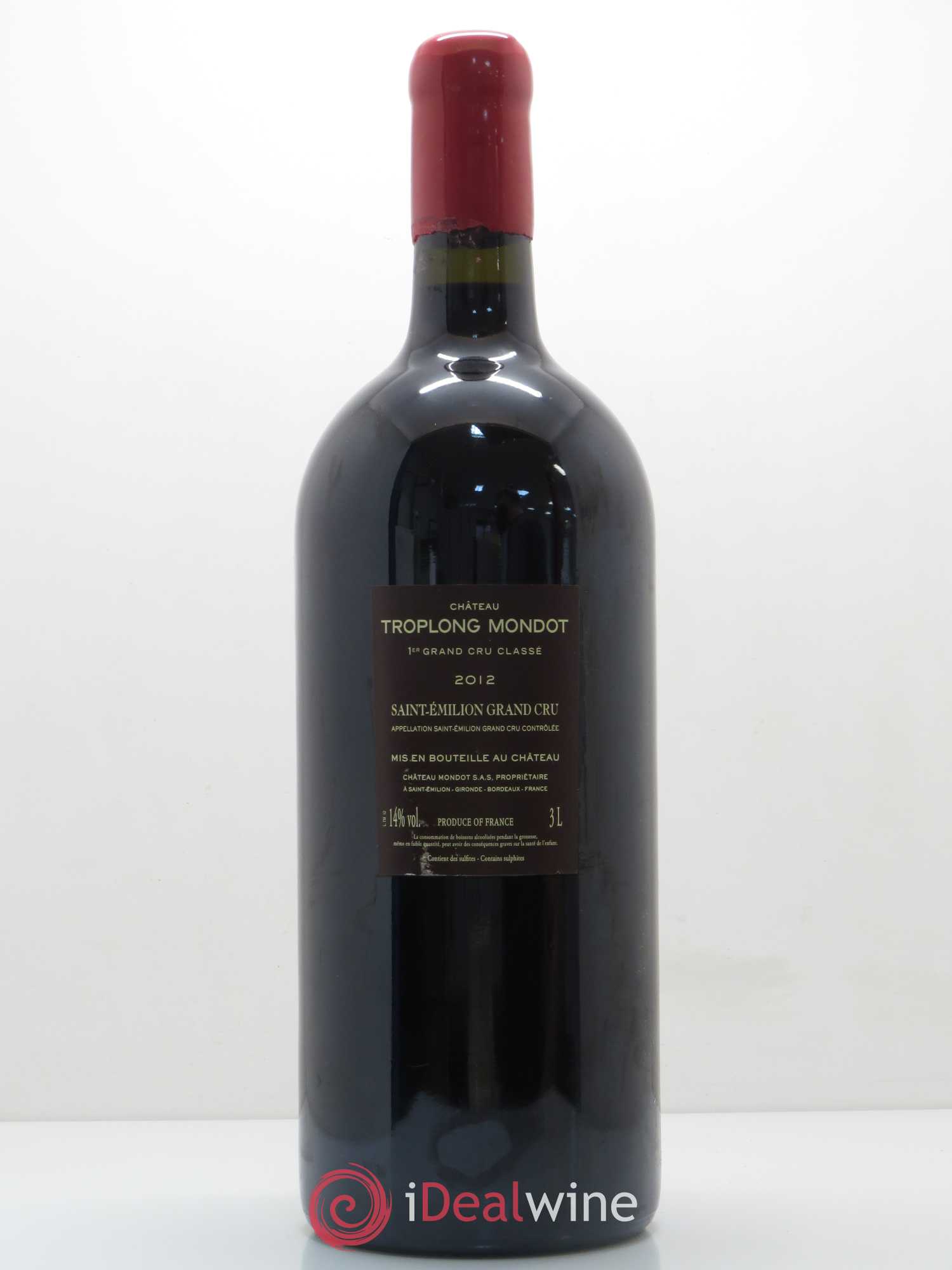 Château Troplong Mondot 1er Grand Cru Classé B 2012 - Lot de 1 double magnum - 1