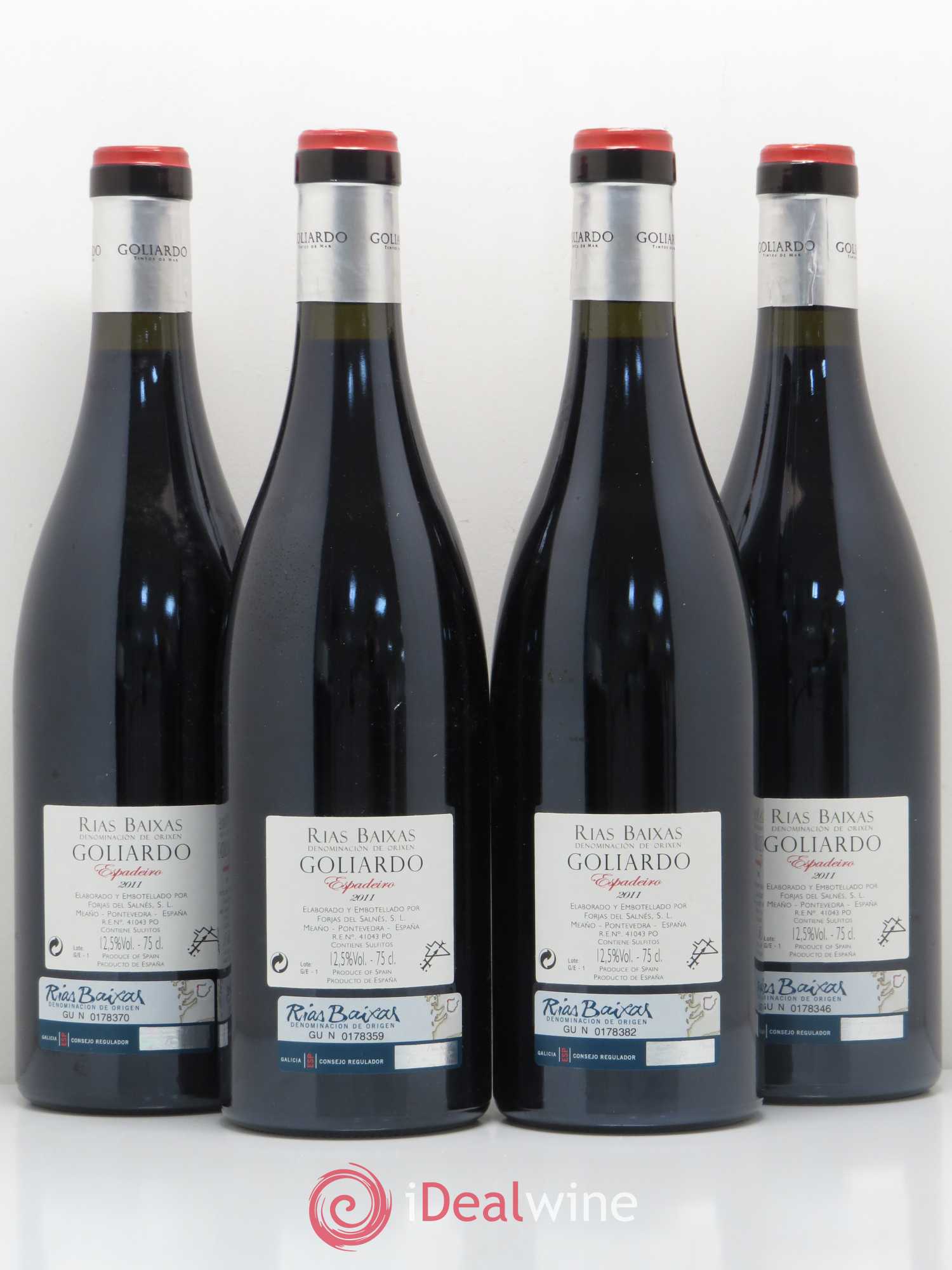 Espagne Rias Baixas Goliardo Espadeiro 2011 - Posten von 4 Flaschen - 1