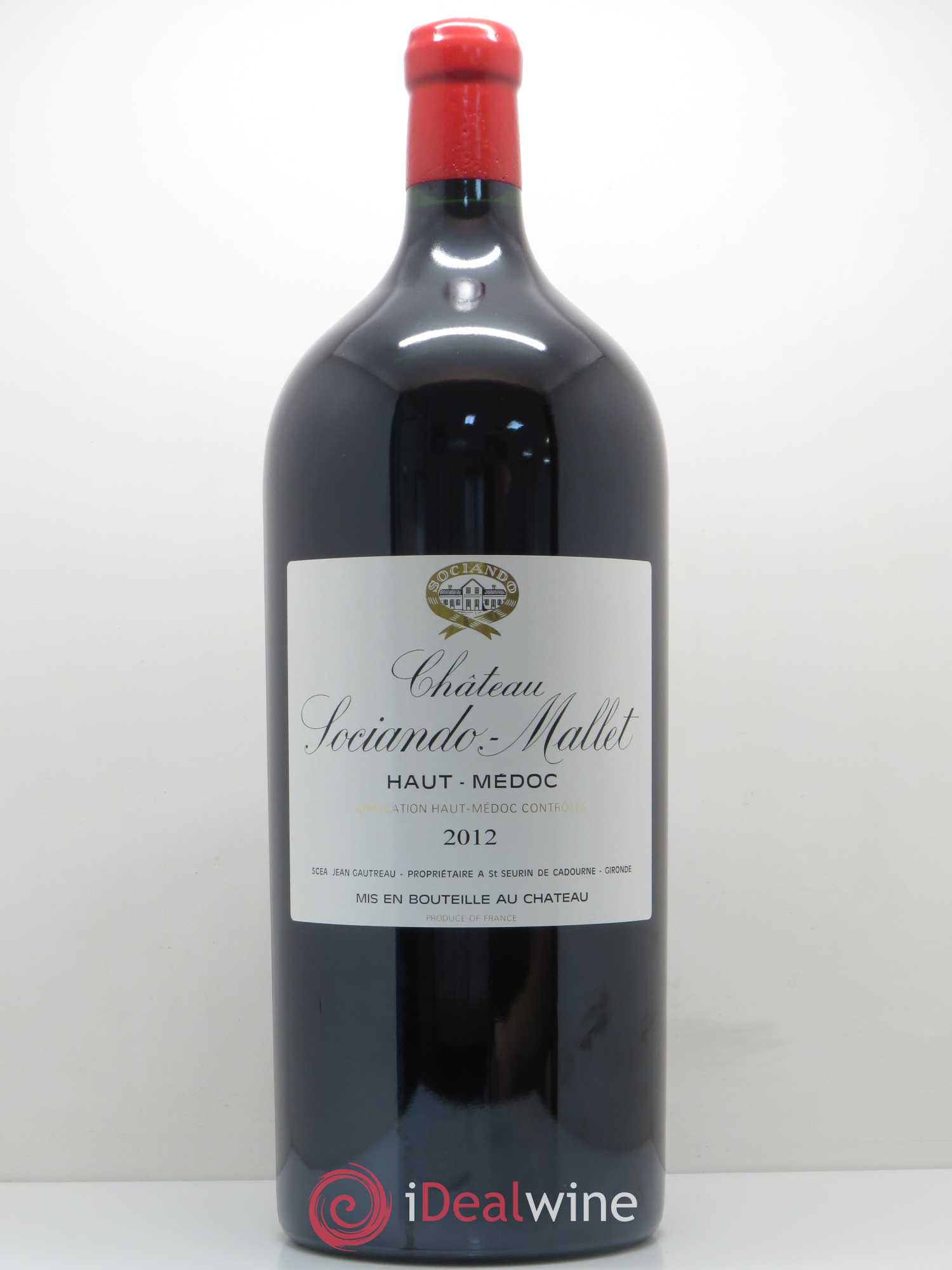 Château Sociando Mallet 2012 - Lot de 1 impériale - 0