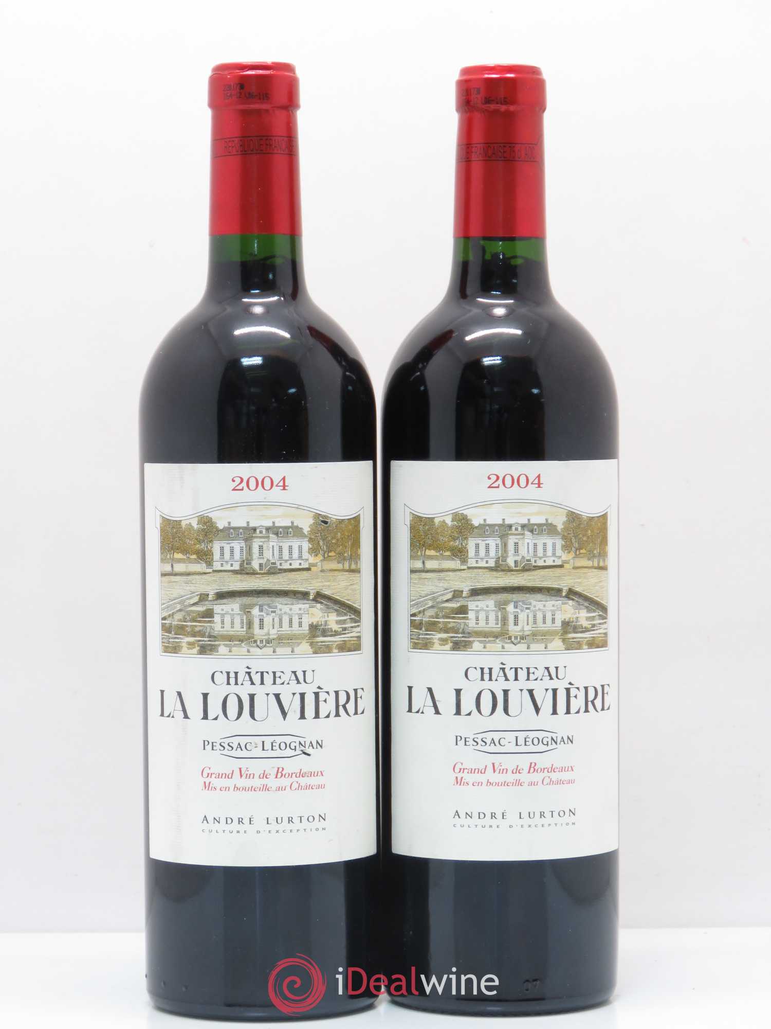 Château la Louvière 2004 - Lot de 2 bouteilles - 0