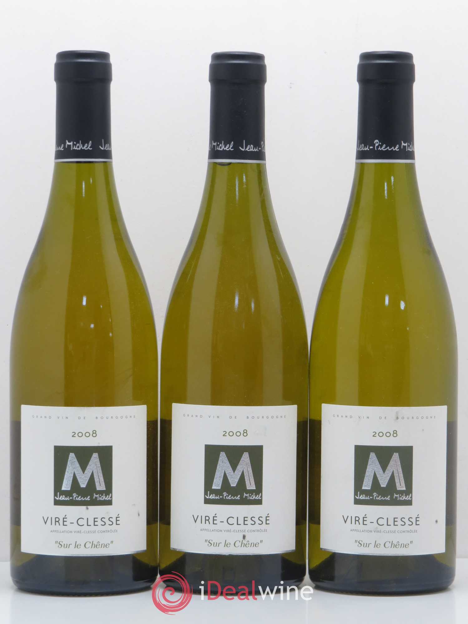 Viré-Clessé Sur le Chene Jean Pierre Michel (sans prix de réserve) 2008 - Lot de 6 bouteilles - 1