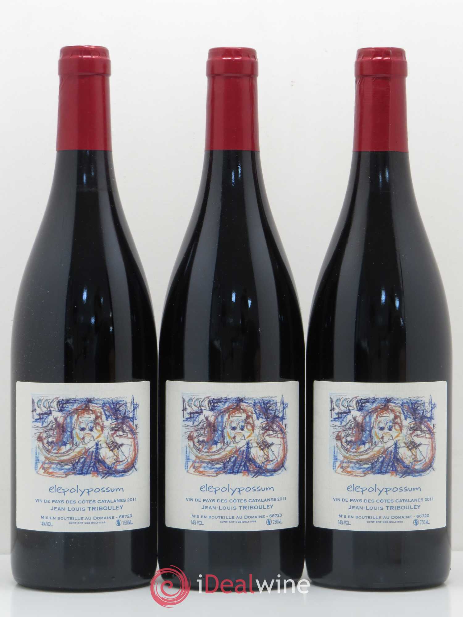 Côtes Catalanes (VDP des Côtes Catalanes) Tribouley Elepolypossum 2011 - Lot de 6 bouteilles - 2