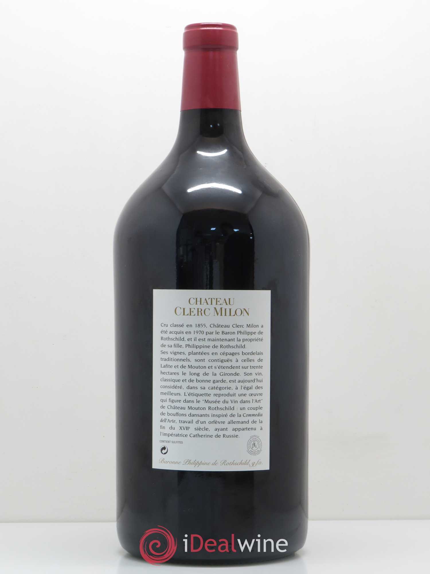 Château Clerc Milon 5ème Grand Cru Classé 2012 - Lot de 1 double magnum - 1