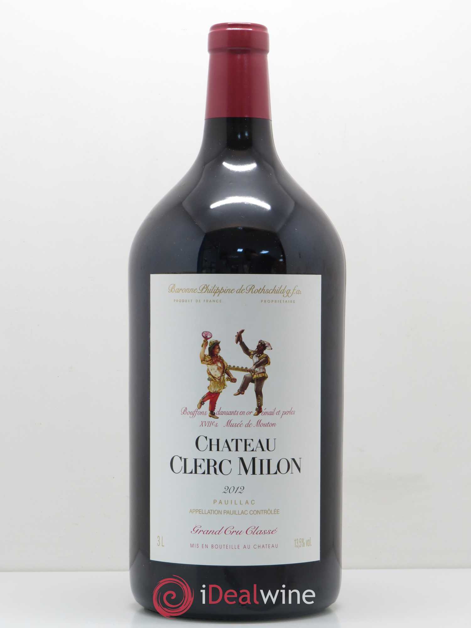 Château Clerc Milon 5ème Grand Cru Classé 2012 - Lot de 1 double magnum - 0