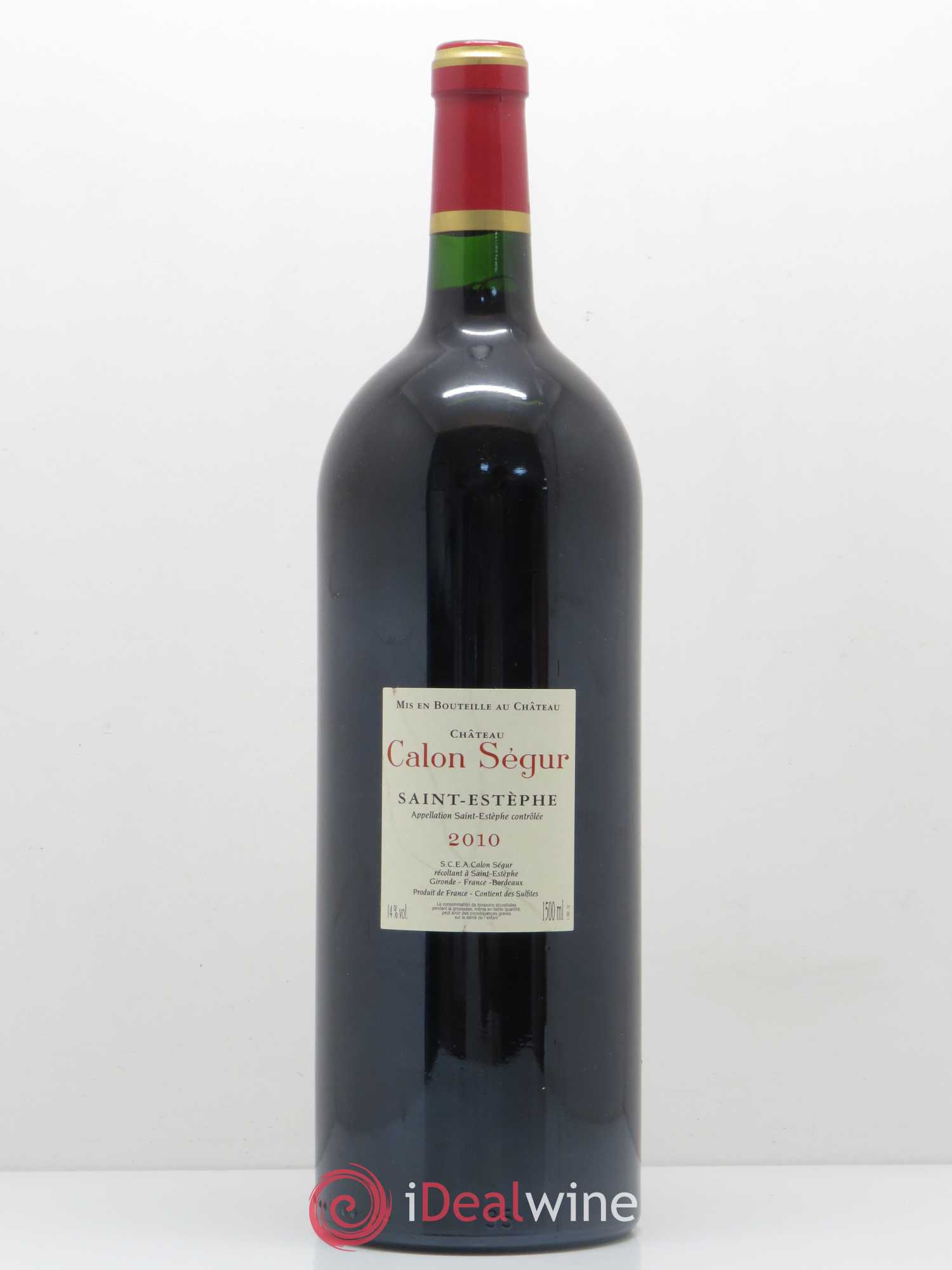 Château Calon Ségur 3ème Grand Cru Classé 2010 - Lot de 1 magnum - 1