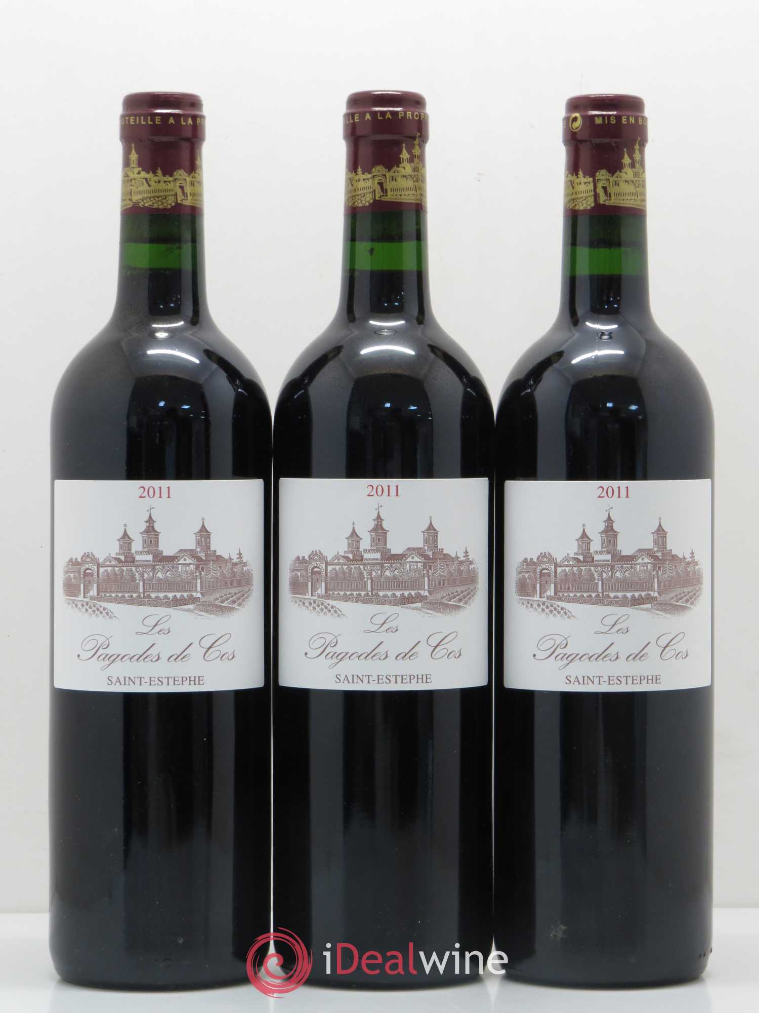 Les Pagodes de Cos Second Vin 2011 - Lot de 3 bouteilles - 0