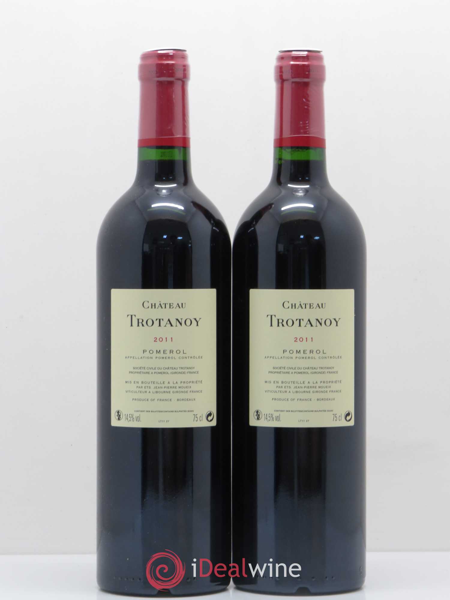 Château Trotanoy 2011 - Lot de 2 bouteilles - 1