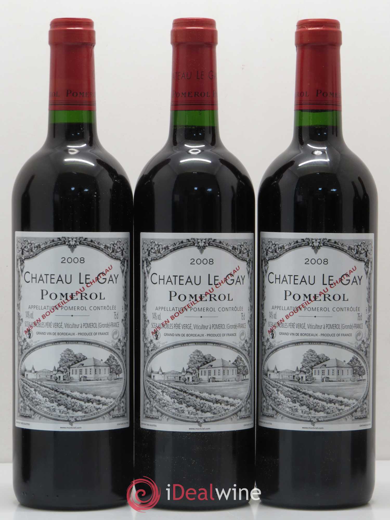 Château Le Gay 2008 - Lot de 6 bouteilles - 1