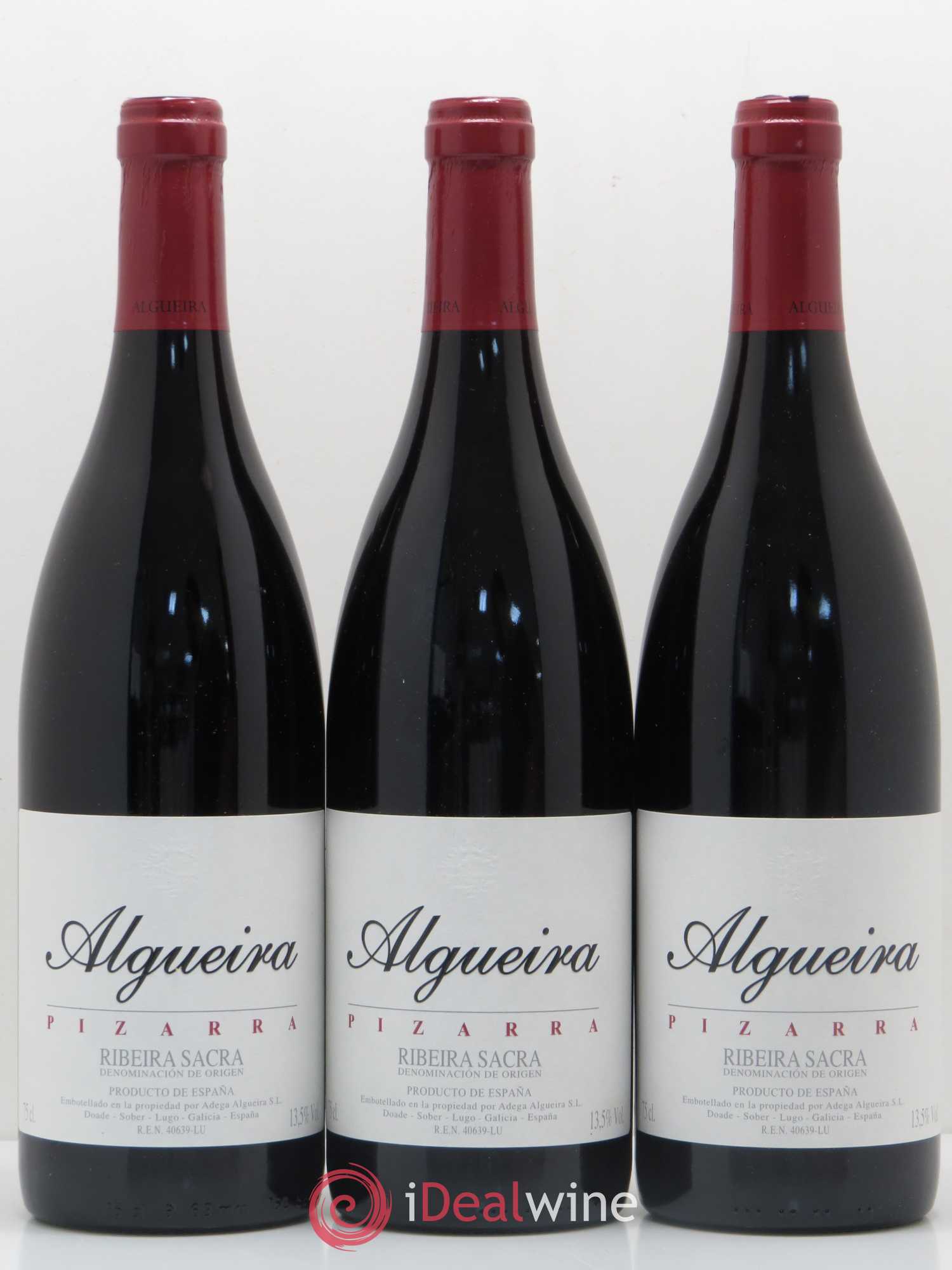 Espagne Algueira Pizarra Rebeira Sacra 2011 - Posten von 3 Flaschen - 0