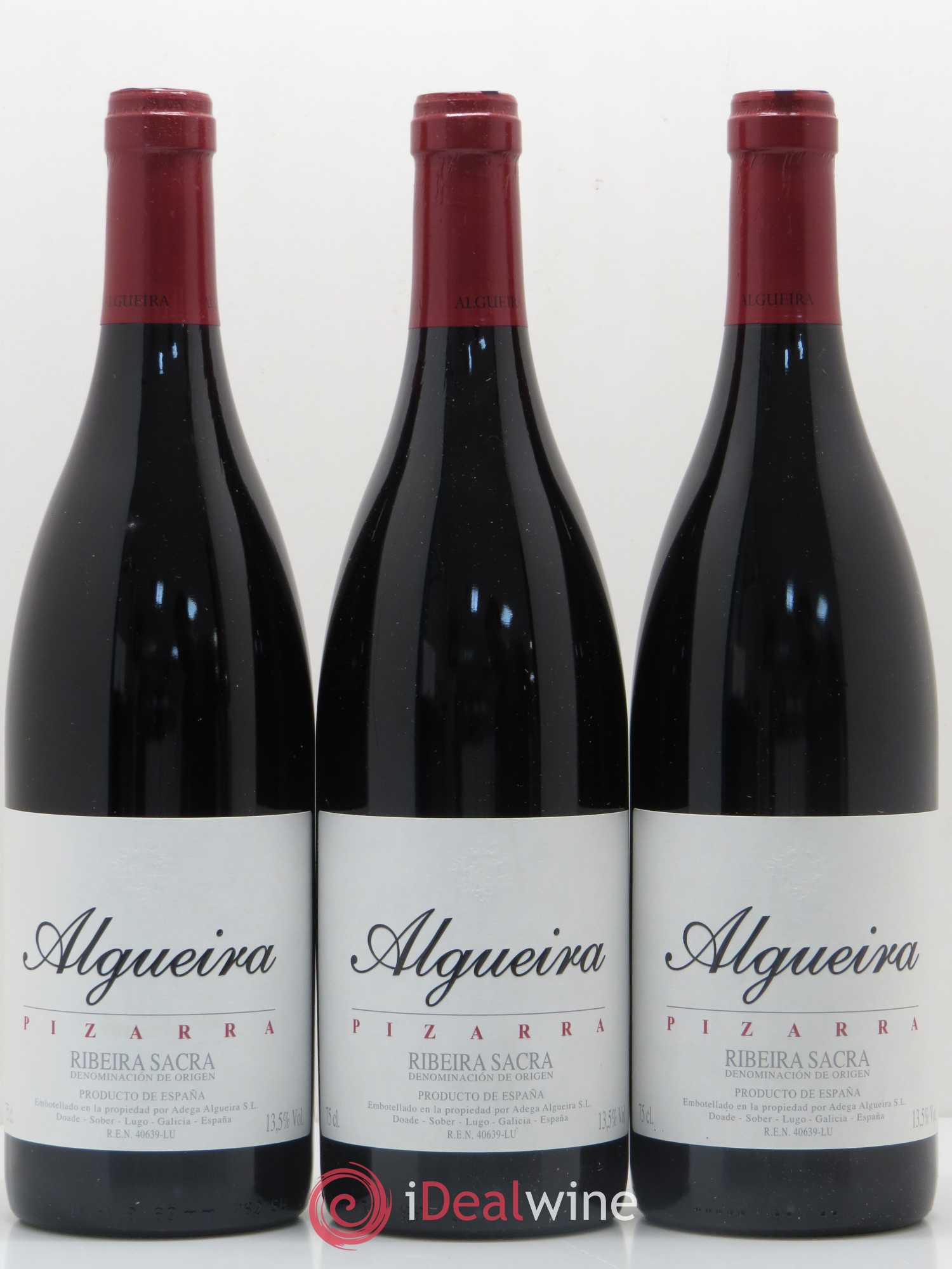 Espagne Algueira Pizarra Rebeira Sacra 2011 - Posten von 3 Flaschen - 0