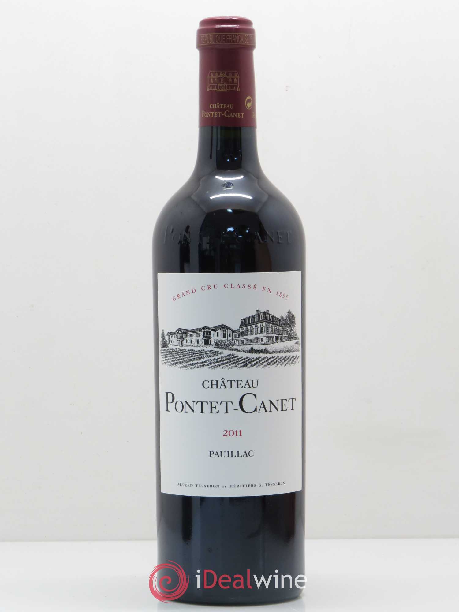Château Pontet Canet 5ème Grand Cru Classé 2011 - Lot de 1 bouteille - 0