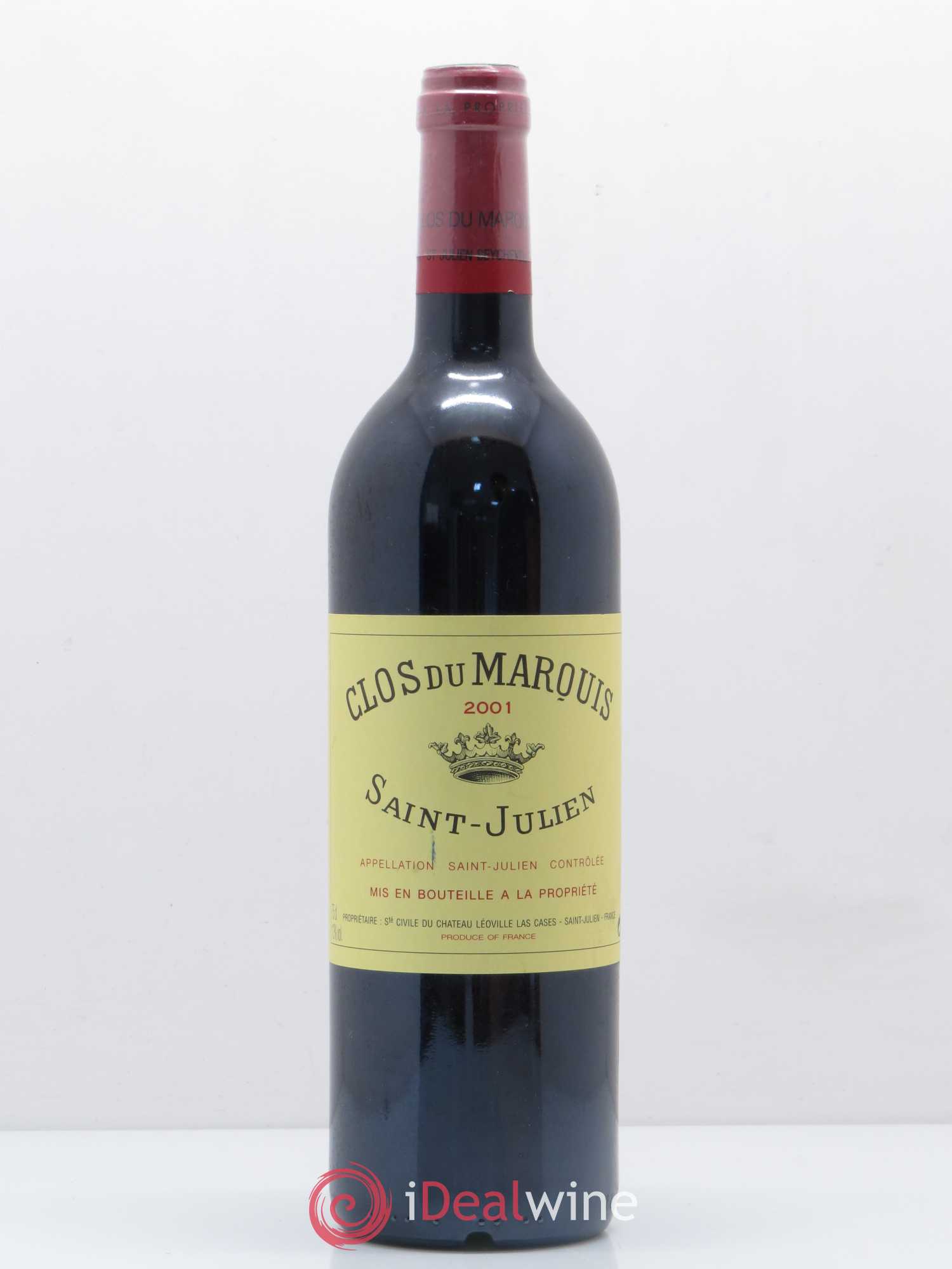 Clos du Marquis 2001 - Lot de 1 bouteille - 0