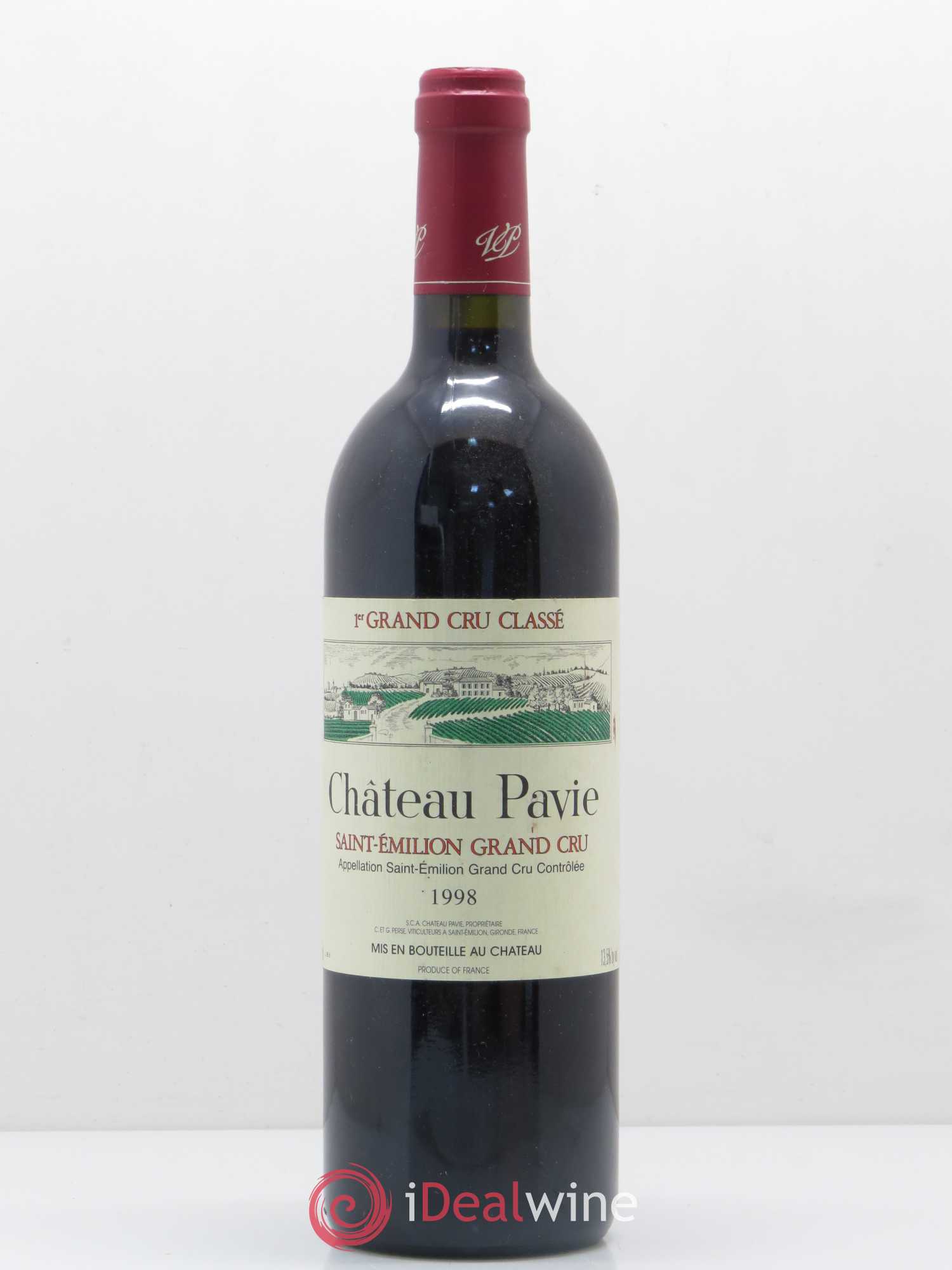 Château Pavie 1er Grand Cru Classé A 1998 - Lot de 1 bouteille - 0