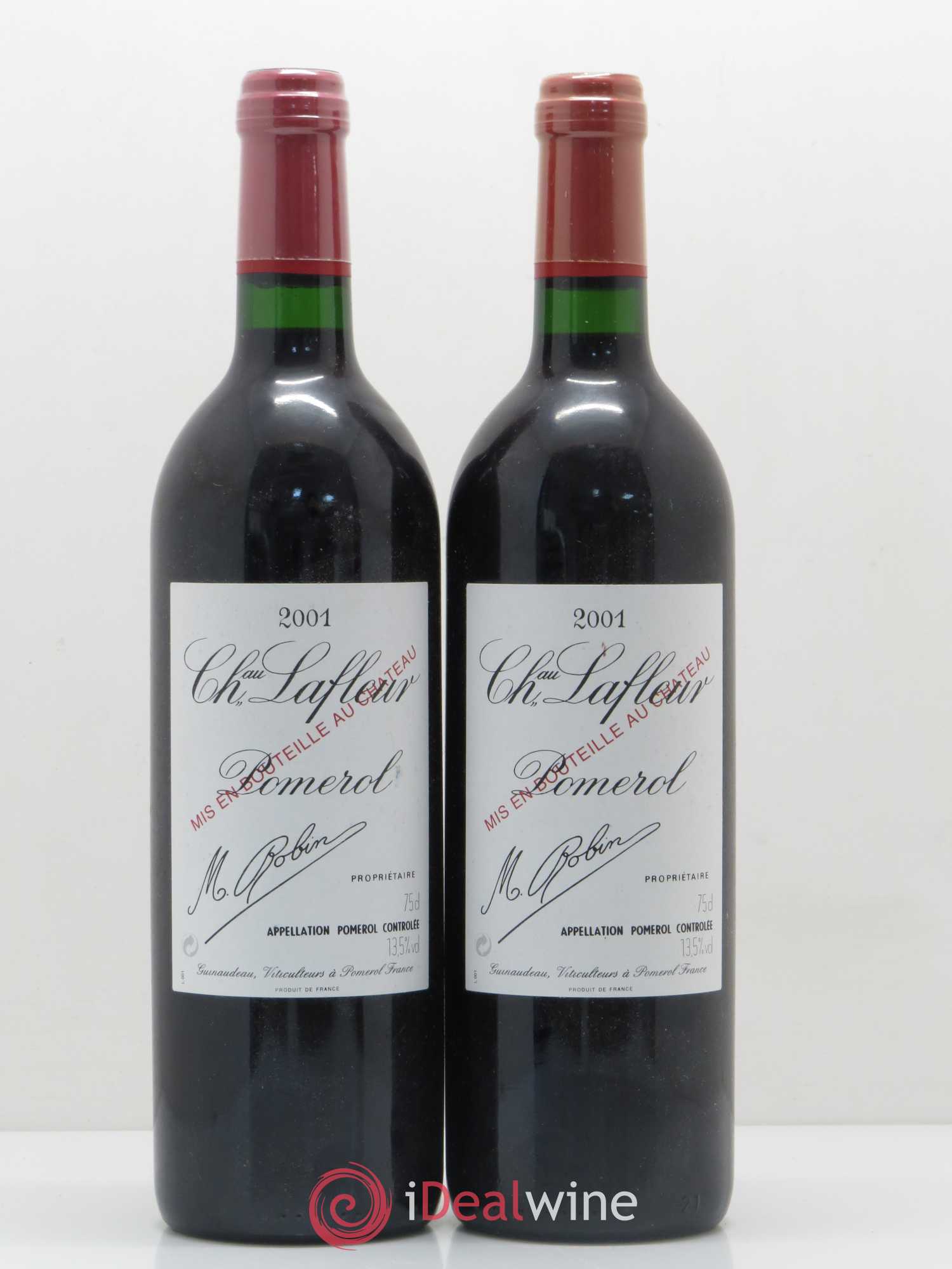 Château Lafleur 2001 - Lot de 2 bouteilles - 0