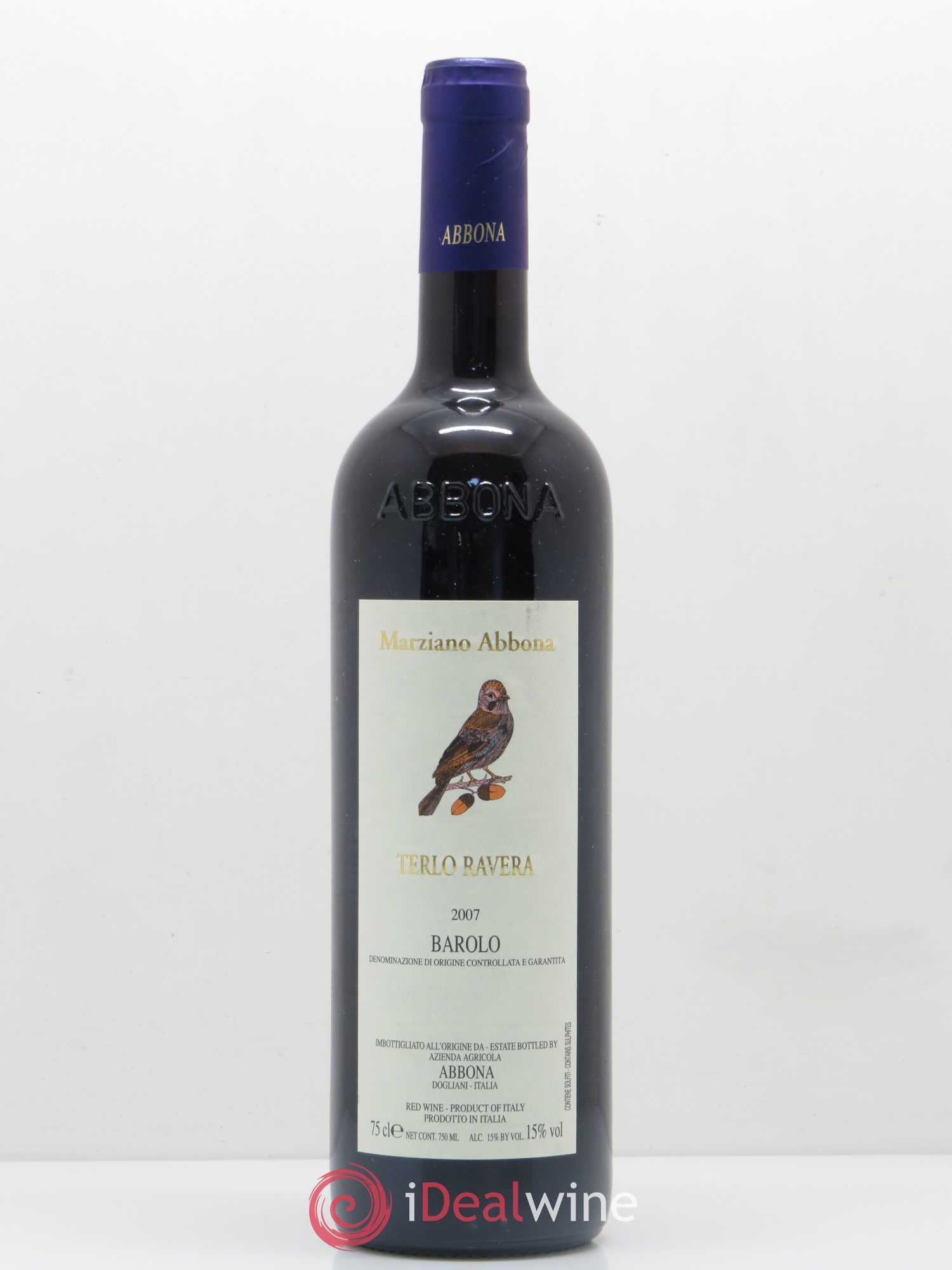 Barolo Marziano Abbona Terlo Ravera 2007 - Posten von 1 Flasche - 0