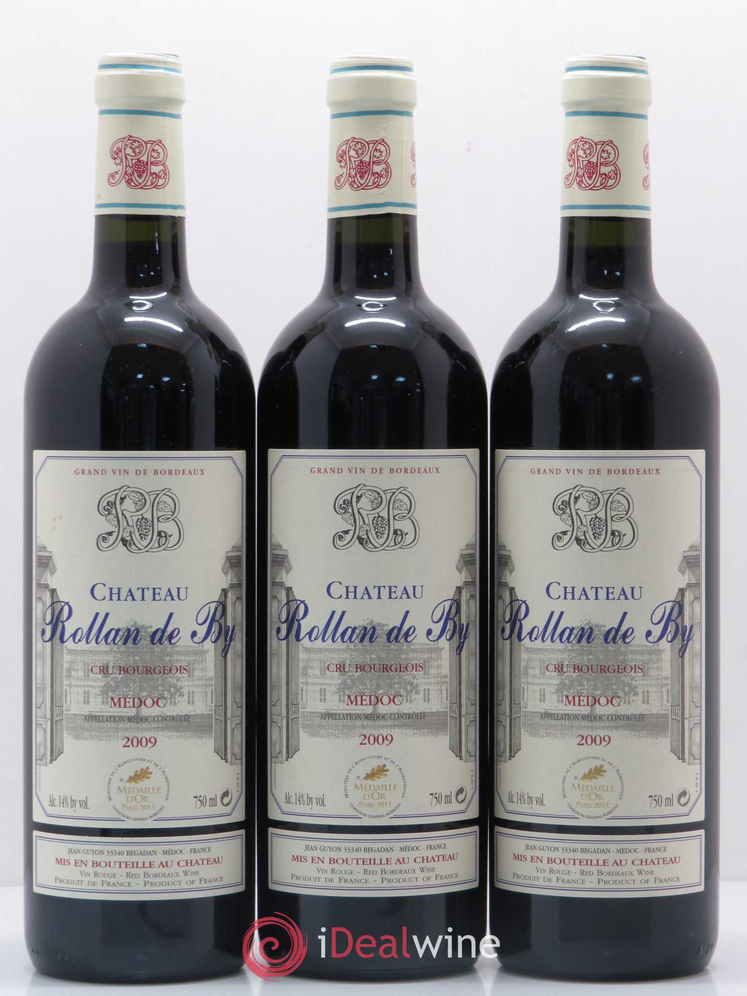 Château Rollan de By Cru Bourgeois 2009 - Lot de 12 bouteilles - 1