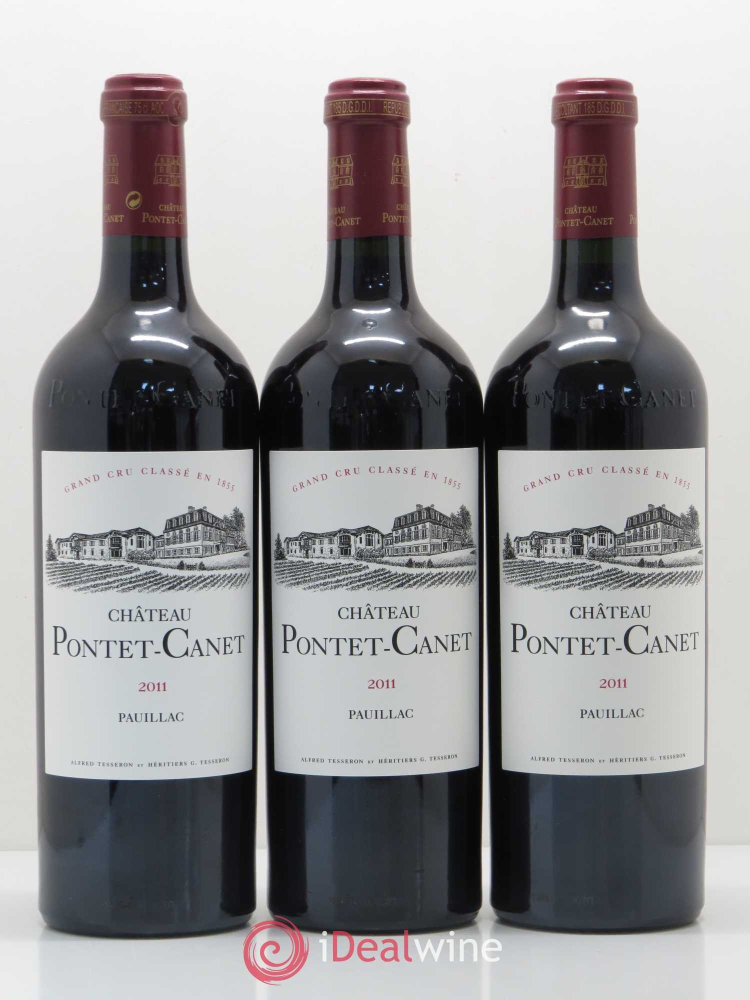 Château Pontet Canet 5ème Grand Cru Classé 2011 - Lot de 6 bouteilles - 2