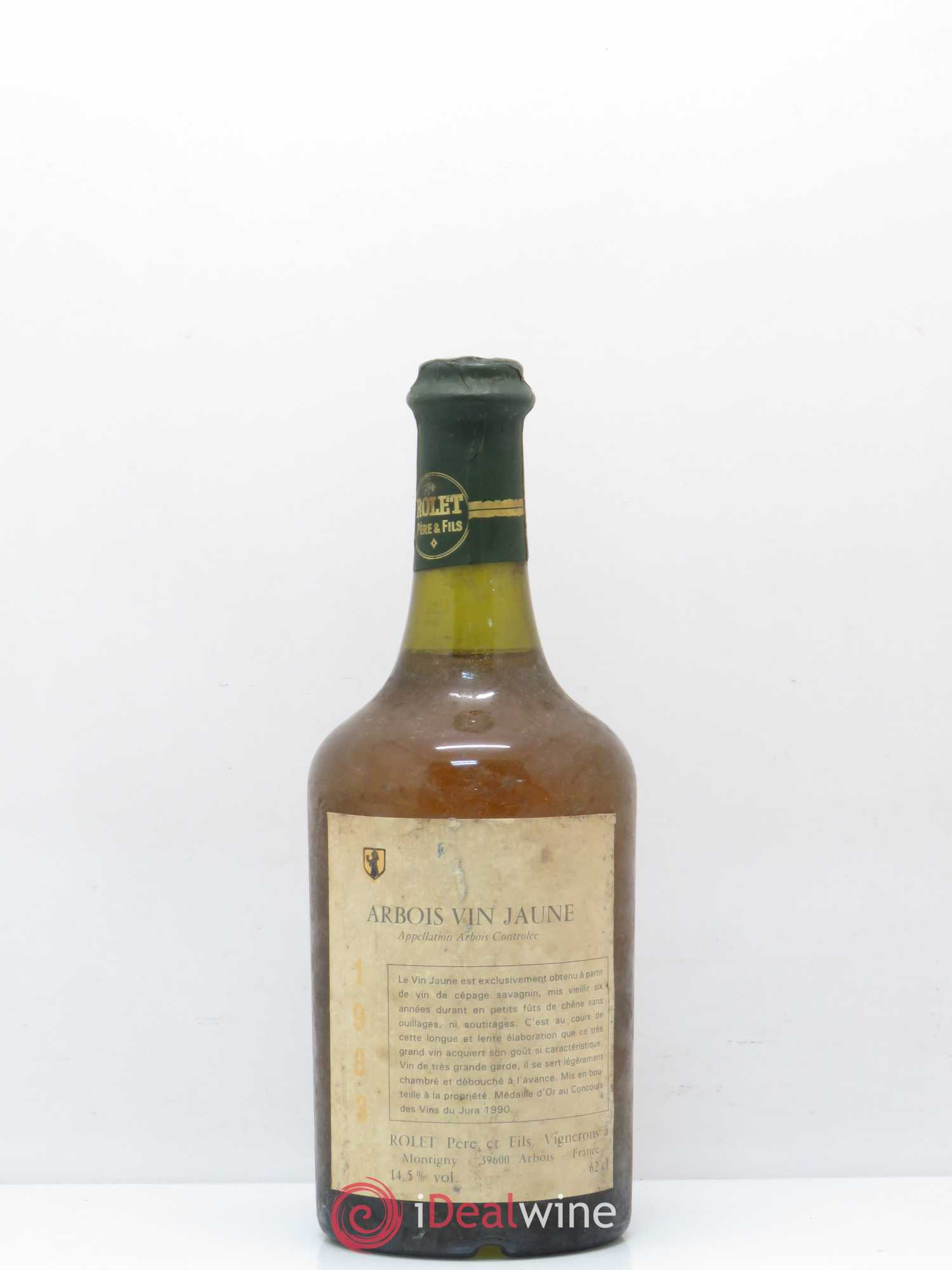 Arbois Vin Jaune Domaine Rolet 1983 - Lot de 1 bouteille - 0
