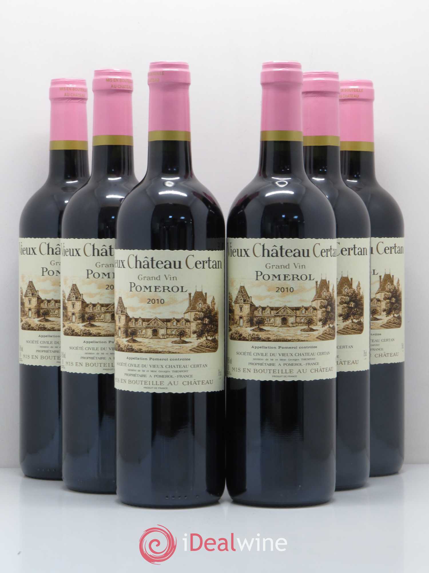 Vieux Château Certan 2010 - Lot de 6 bouteilles - 0