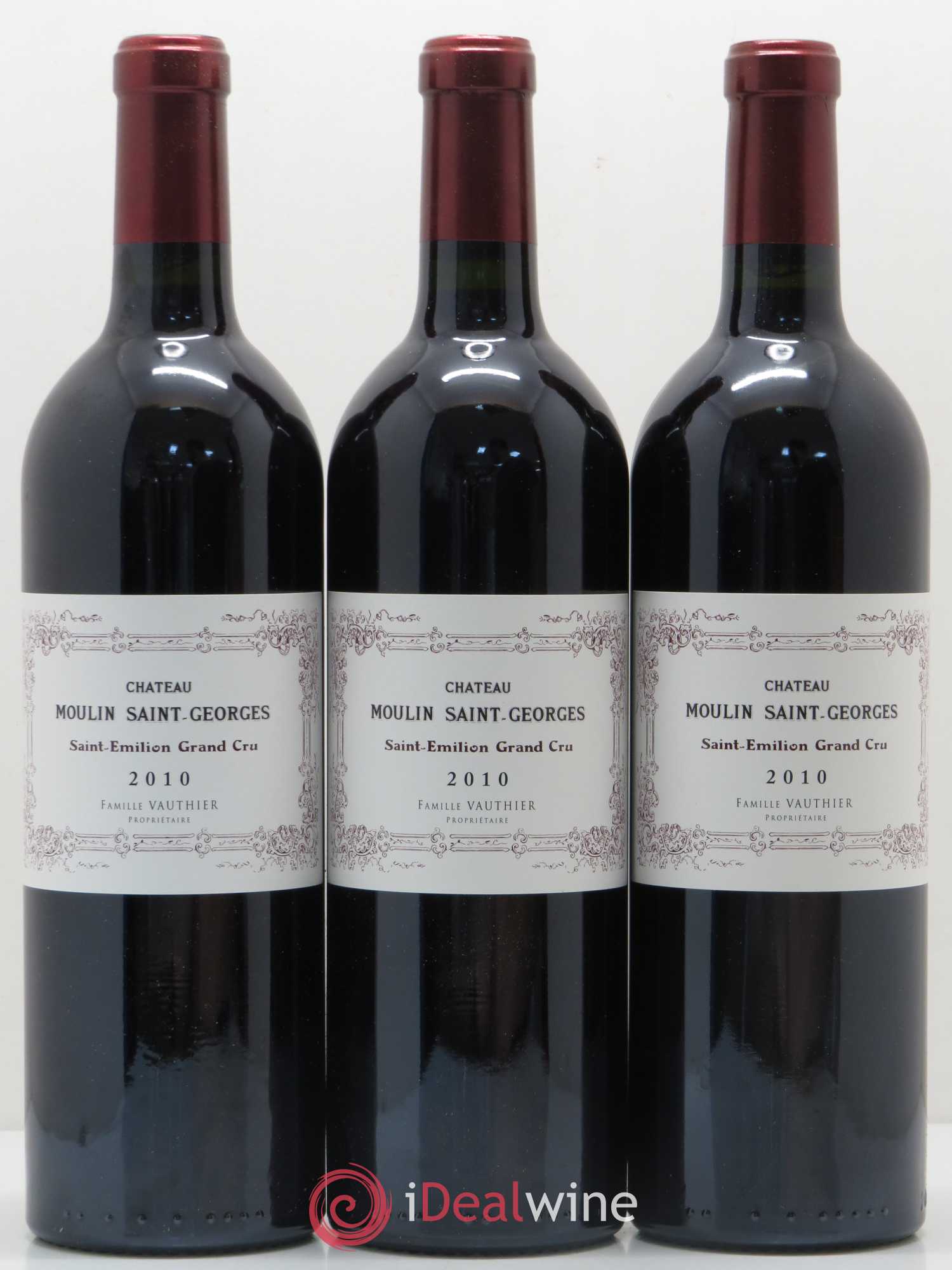 Château Moulin Saint Georges 2010 - Lot de 3 bouteilles - 0