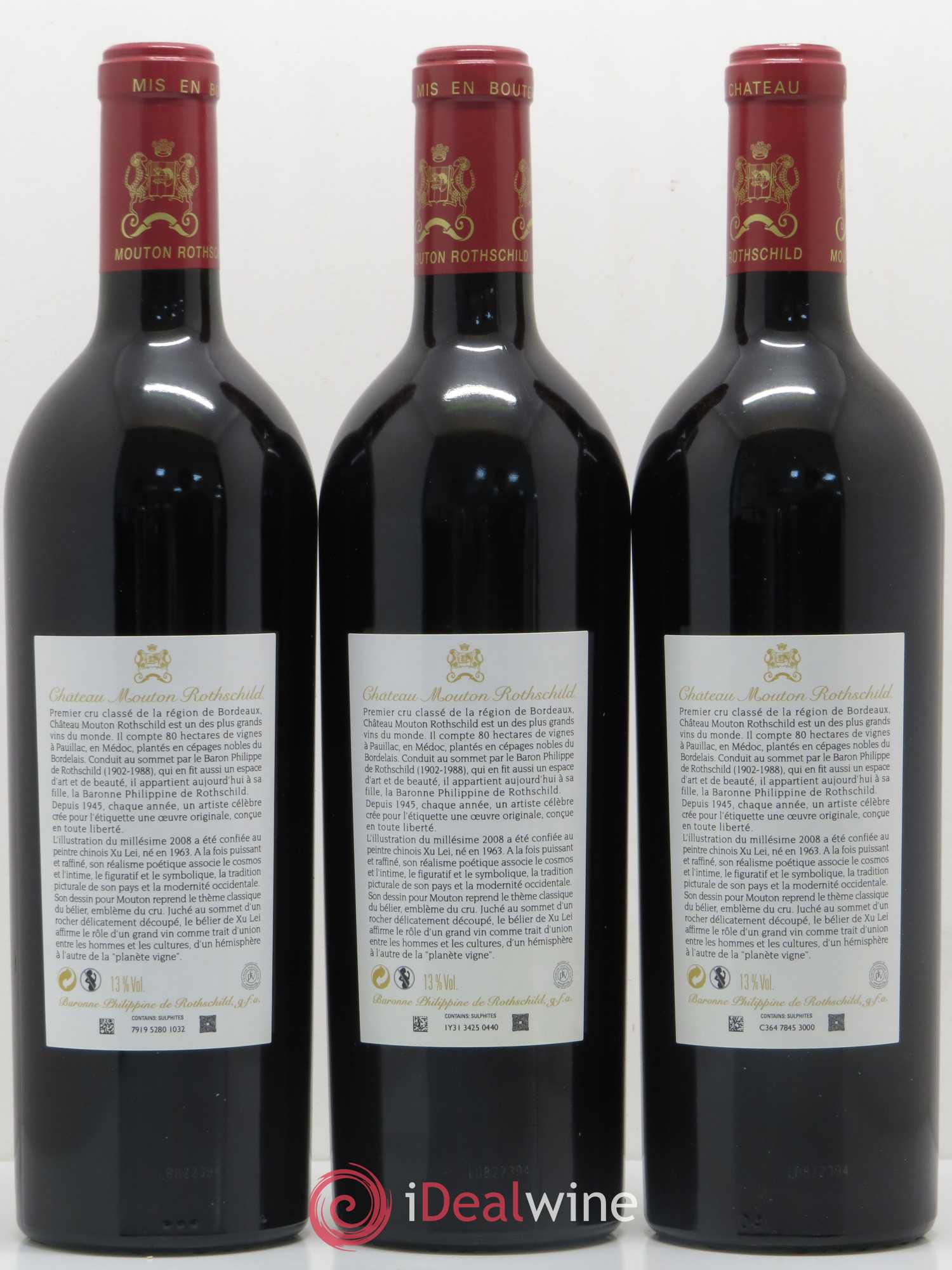 Château Mouton Rothschild 1er Grand Cru Classé 2008 - Lot de 6 bouteilles - 4