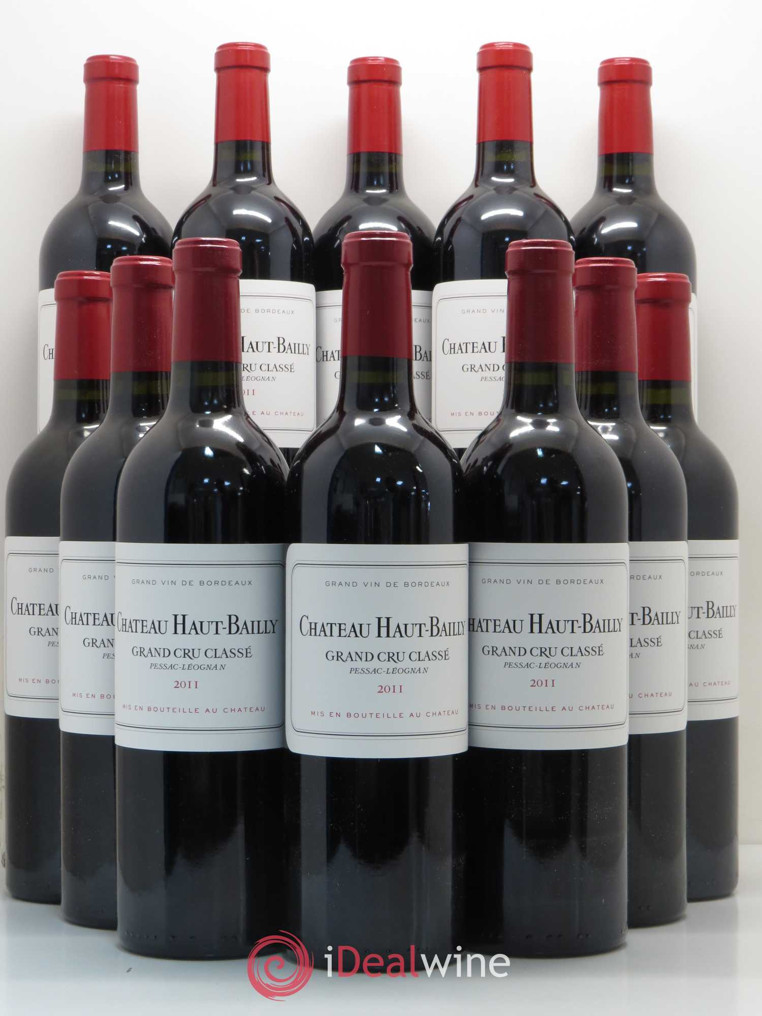 Château Haut-Bailly Cru Classé de Graves 2011 - Lot de 12 bouteilles - 0