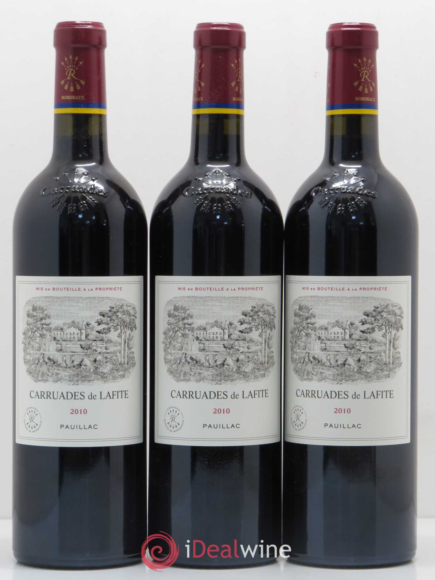 Carruades de Lafite Rothschild Second Vin 2010 - Lot de 6 bouteilles - 1