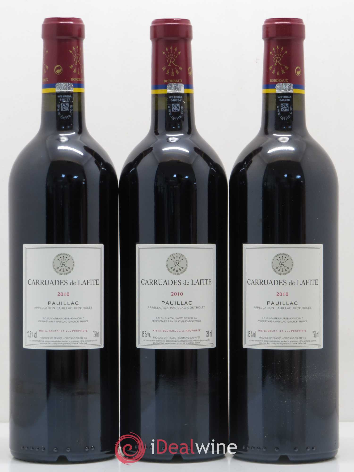 Carruades de Lafite Rothschild Second Vin 2010 - Lot de 6 bouteilles - 2