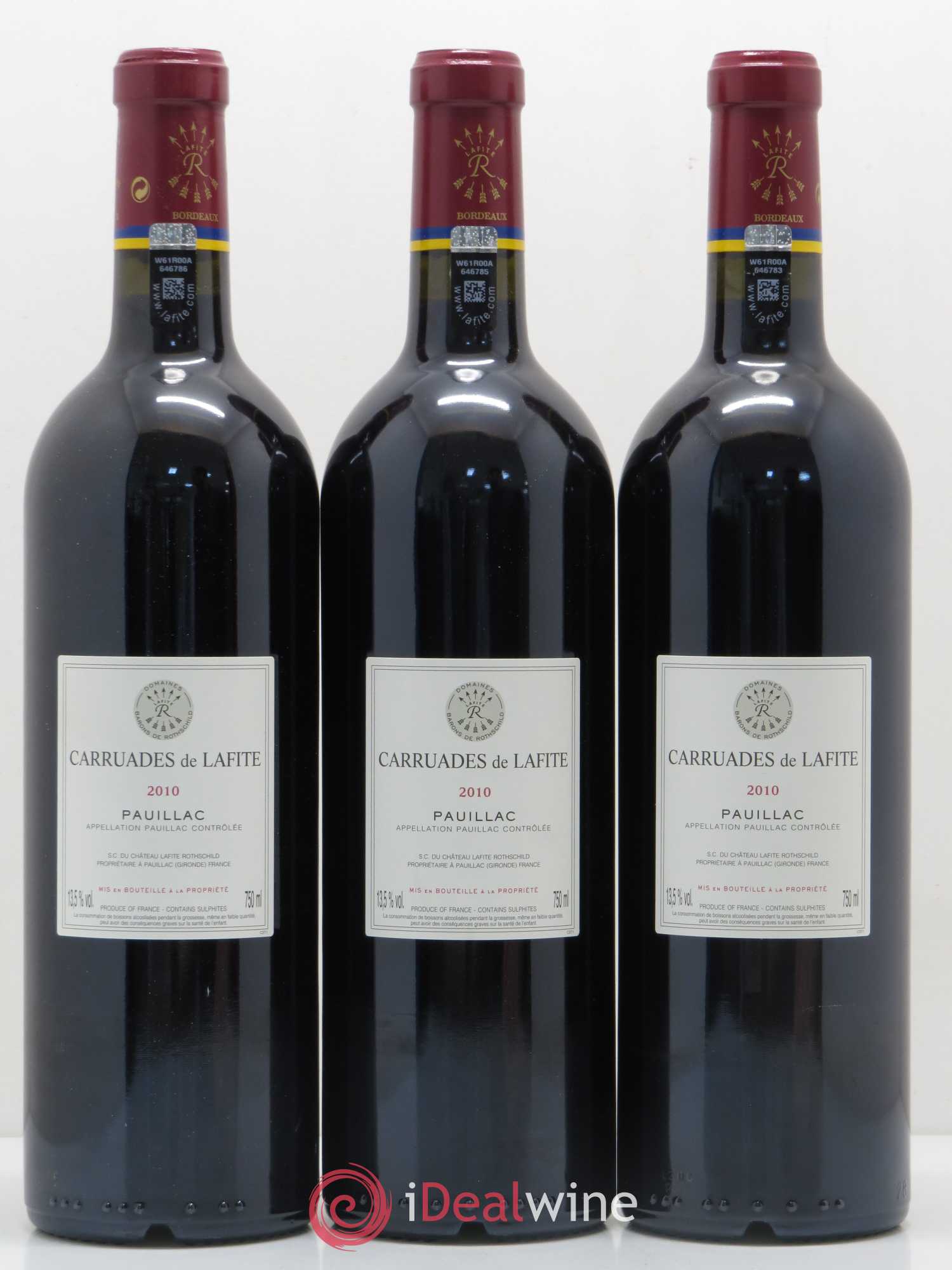 Carruades de Lafite Rothschild Second Vin 2010 - Lot de 6 bouteilles - 4