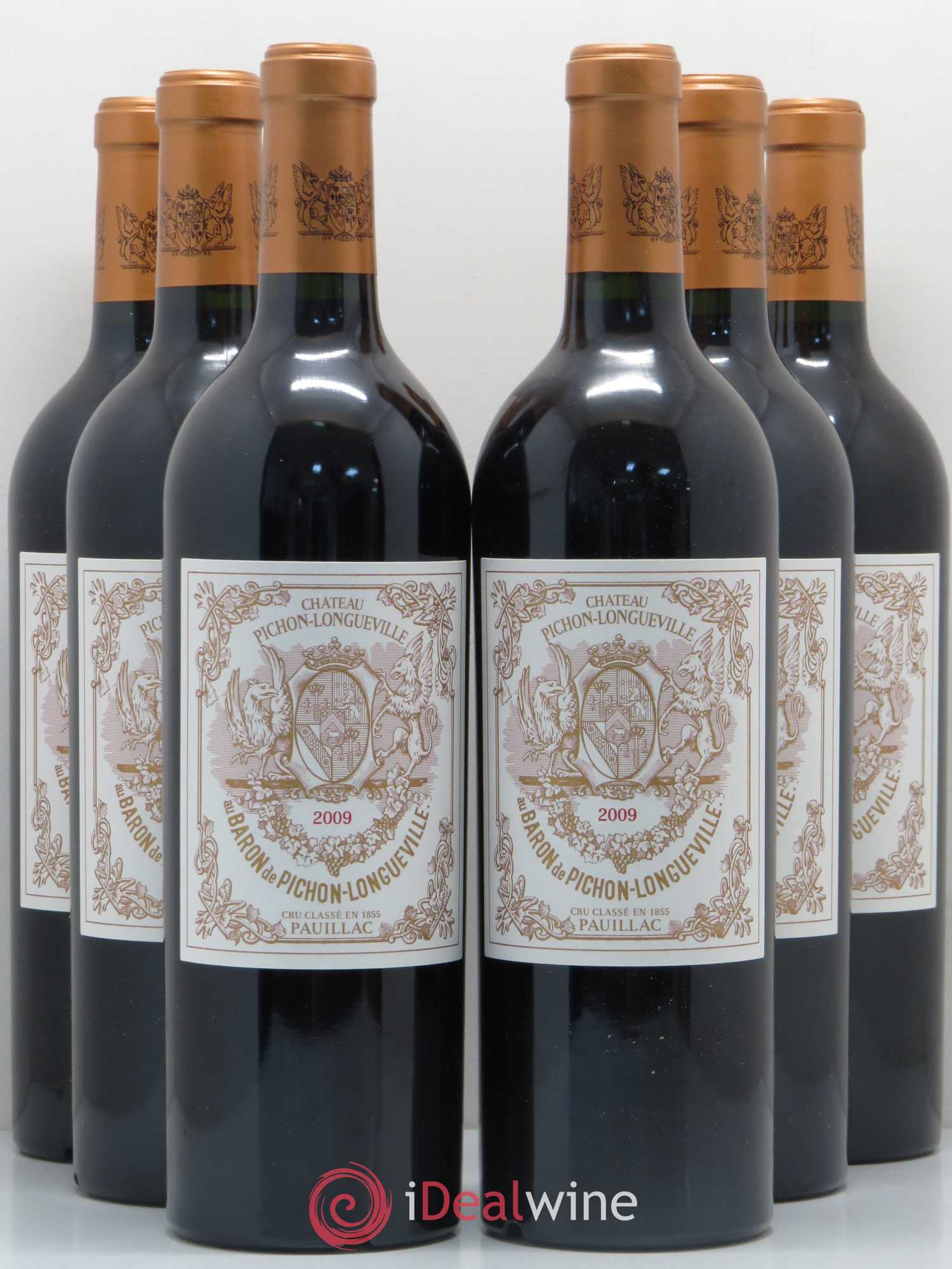 Pichon Longueville Baron 2ème Grand Cru Classé 2009 - Lot de 6 bouteilles - 0