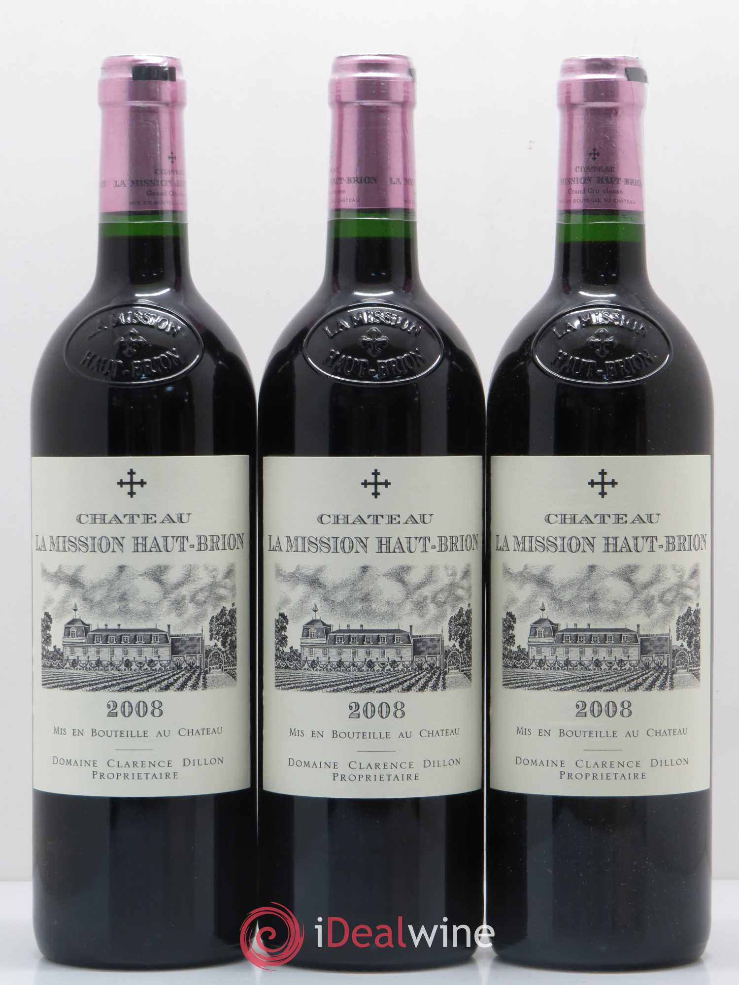 Château la Mission Haut-Brion Cru Classé de Graves 2008 - Lot de 12 bouteilles - 1