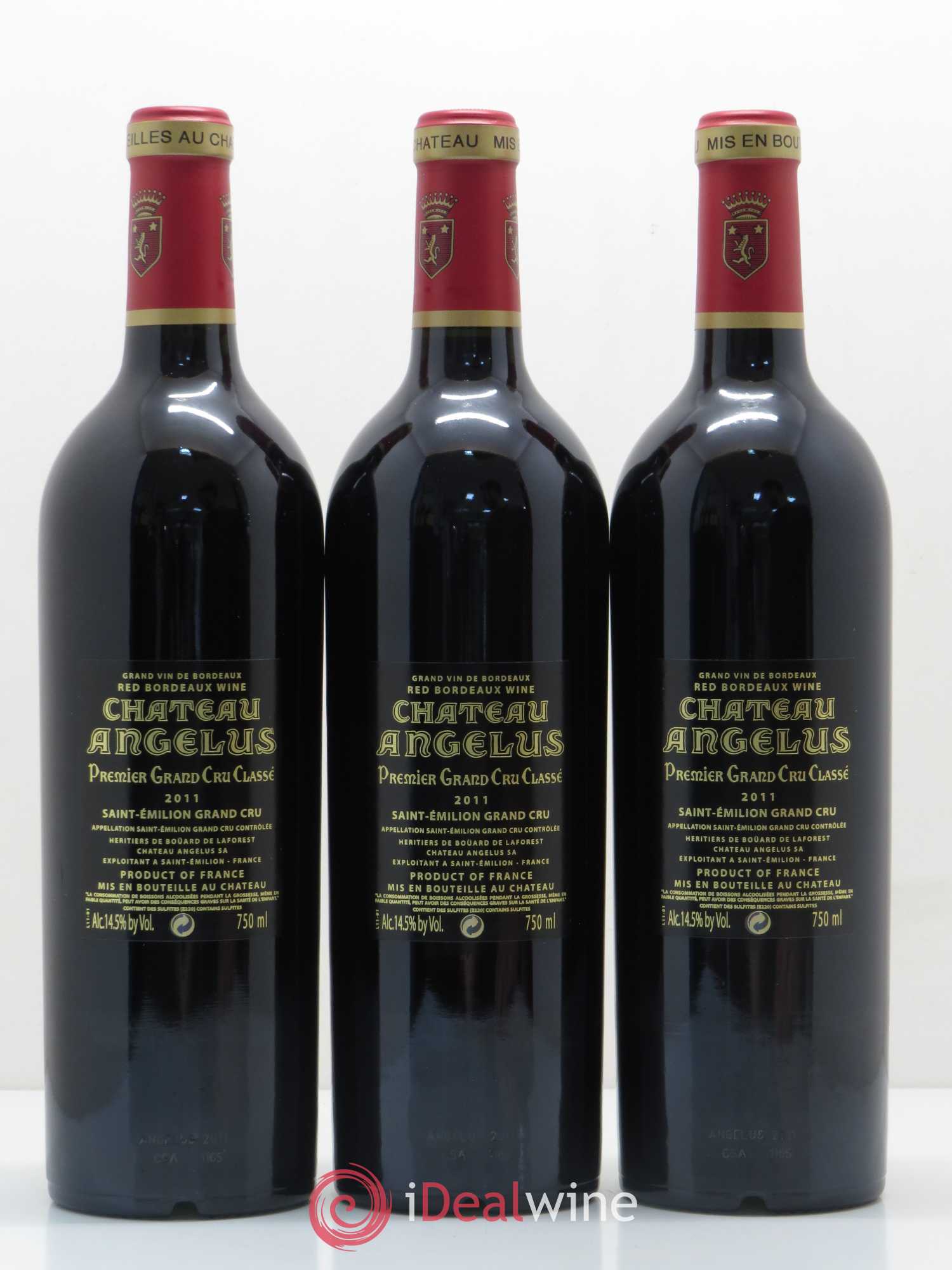 Château Angélus 1er Grand Cru Classé A 2011 - Lot de 12 bouteilles - 4