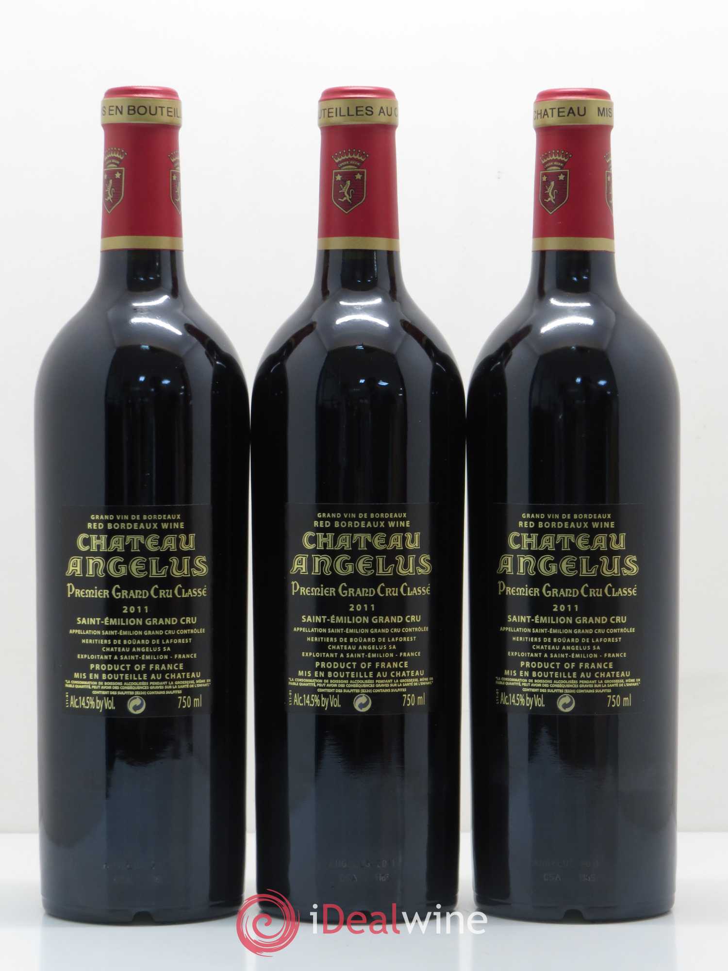 Château Angélus 1er Grand Cru Classé A 2011 - Lot de 12 bouteilles - 8