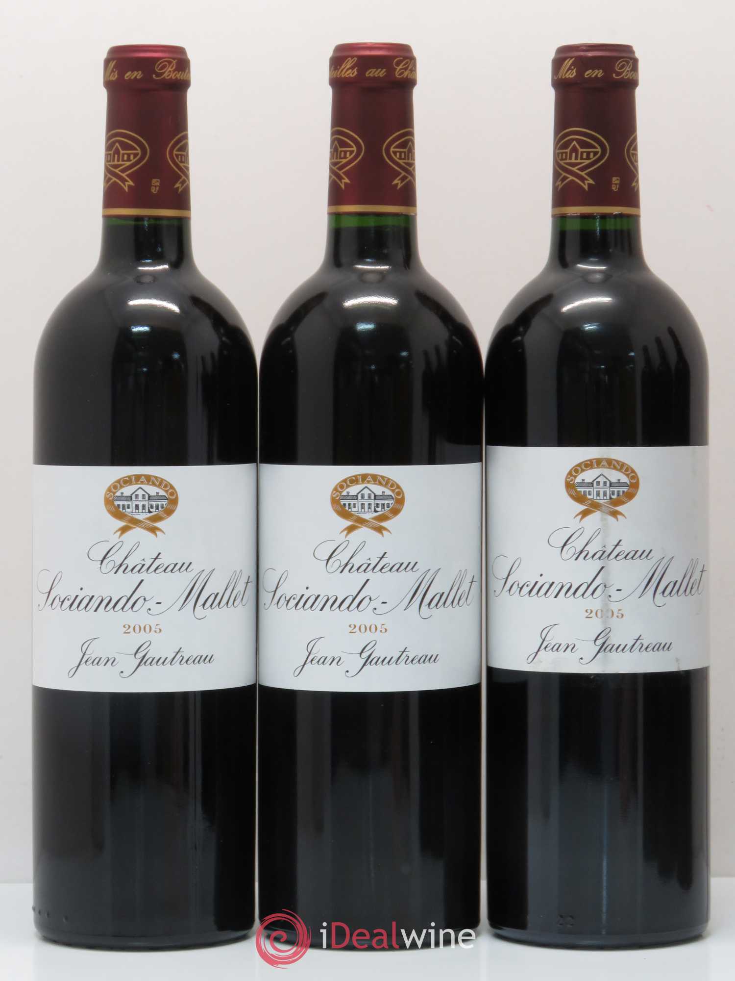 Château Sociando Mallet 2005 - Lot de 6 bouteilles - 1