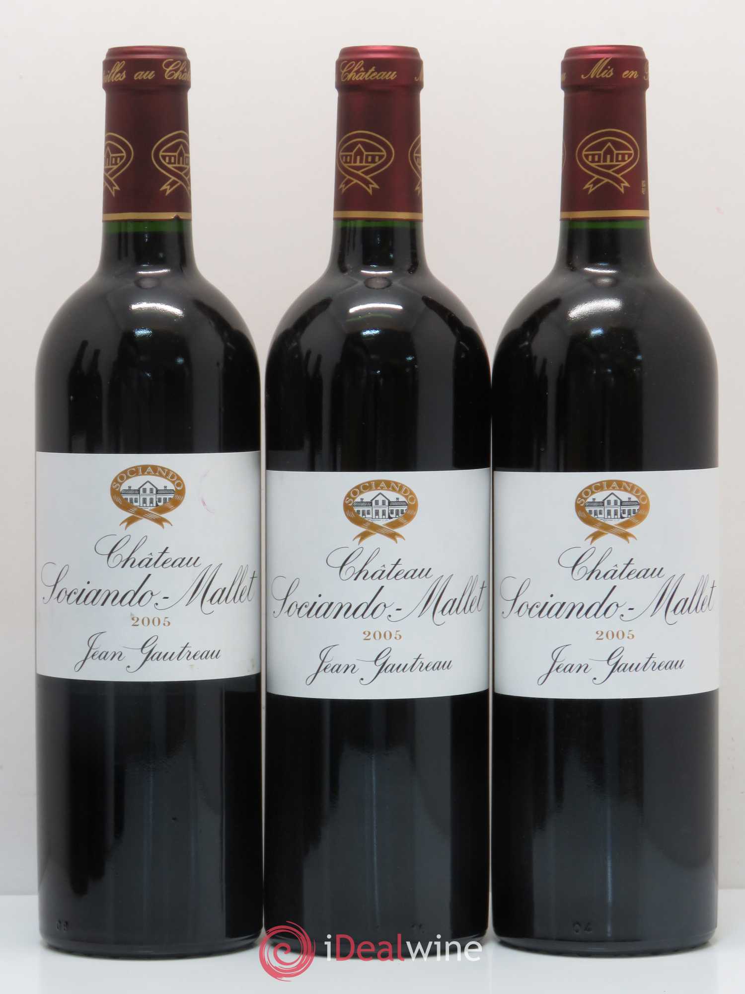 Château Sociando Mallet 2005 - Lot de 6 bouteilles - 2